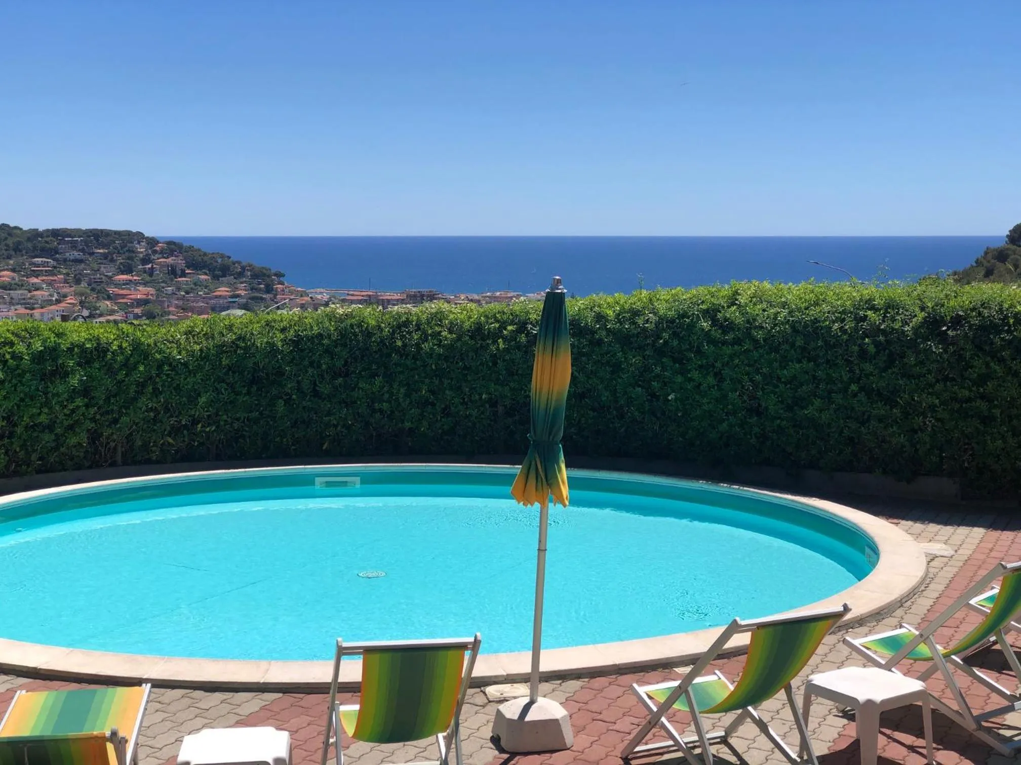 Sea view, Swimming Pool in VILLAGGIO ANDORA COLOMBO