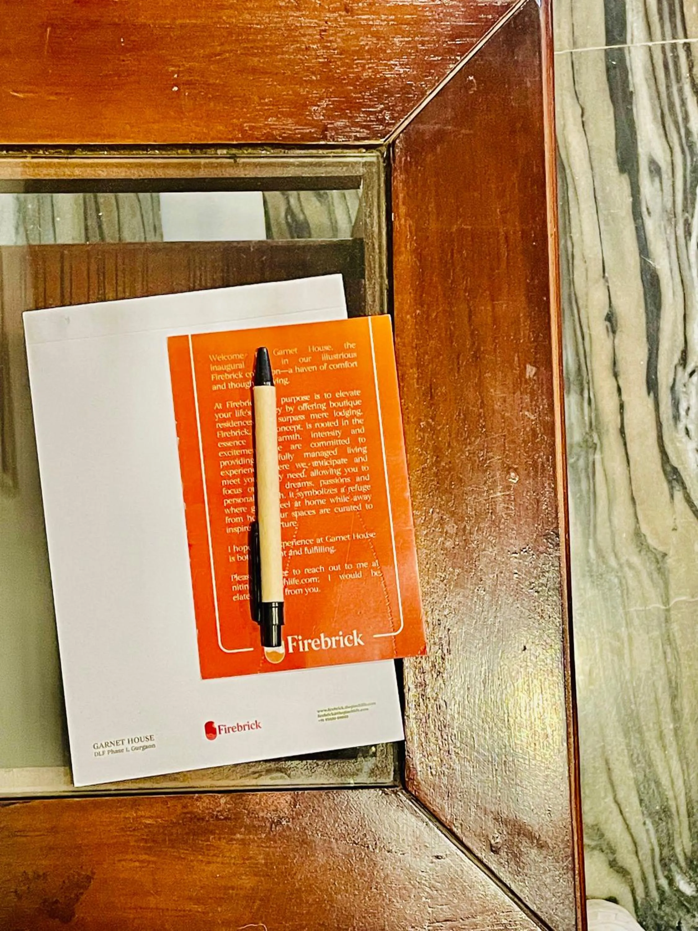 Logo/Certificate/Sign in Firebrick Boutique Residences - GARNET HOUSE