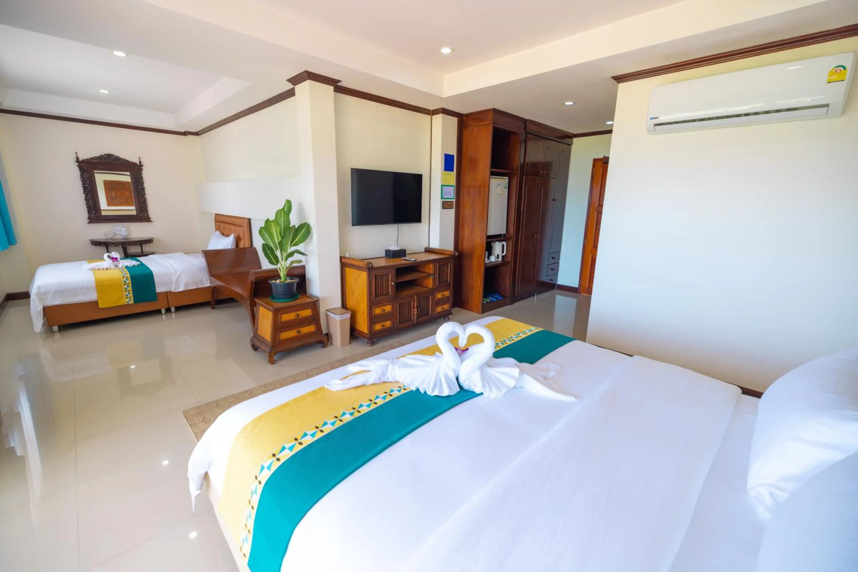 Bed in Kana Hotel Phuket普吉岛卡娜酒店