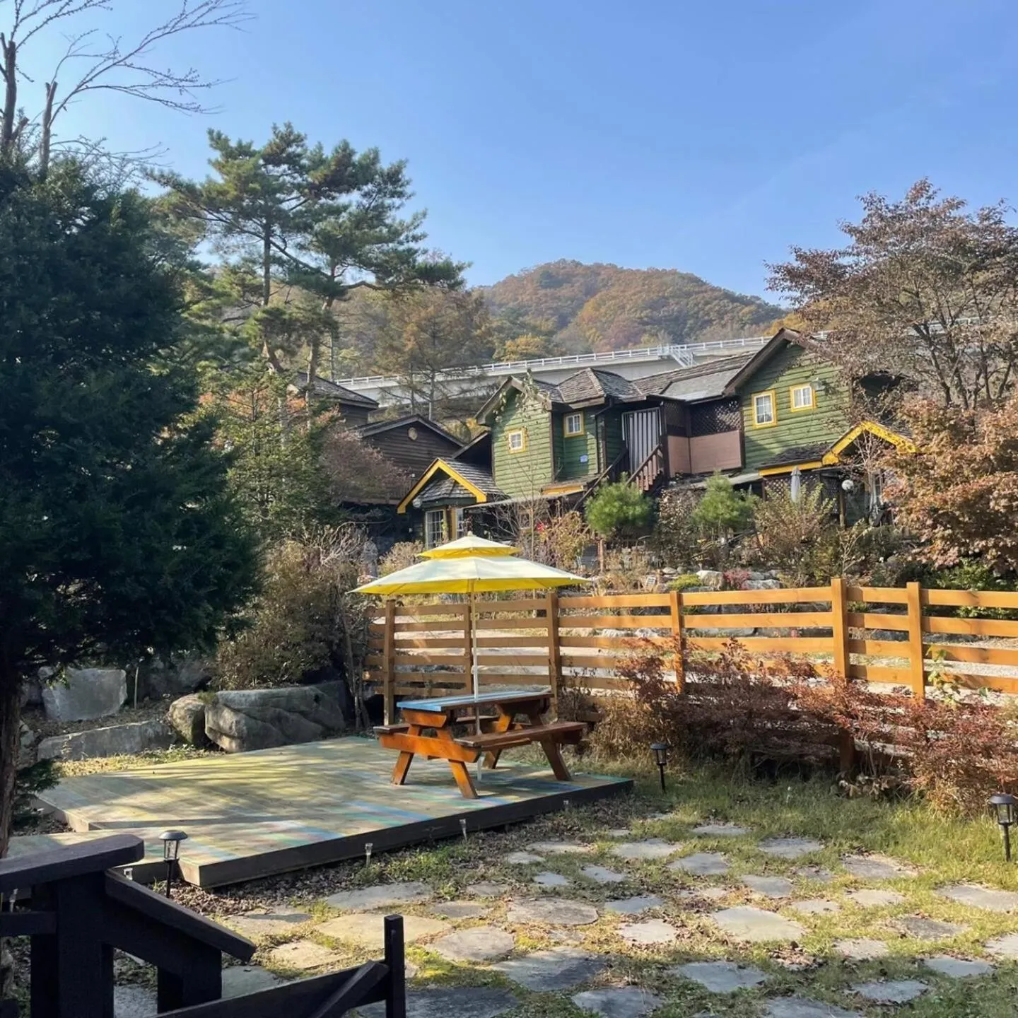 Garden in Honey Bear Pension
