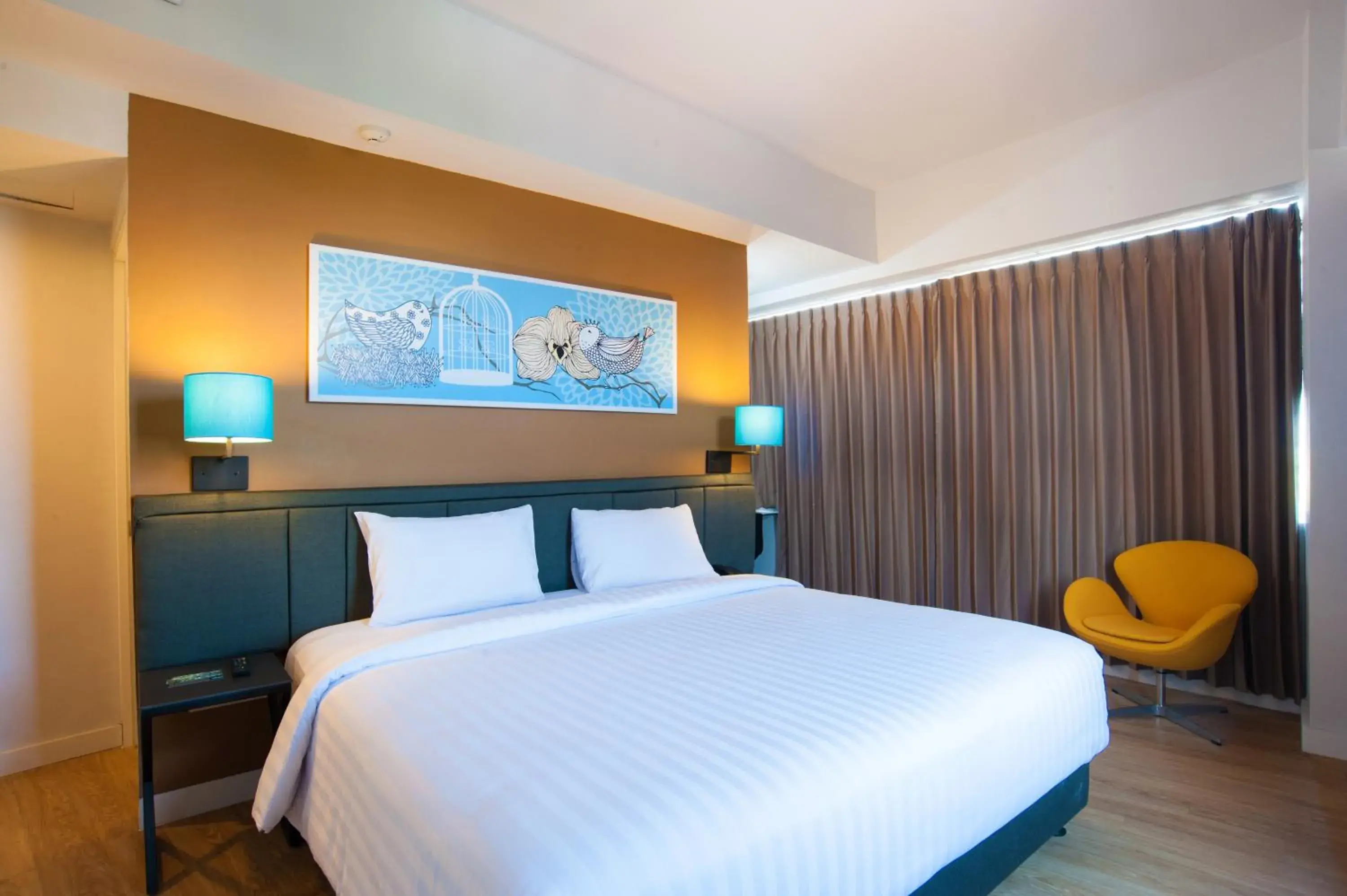 Bed in Idoop Hotel by Prasanthi Bed in Idoop Hotel by Prasanthi