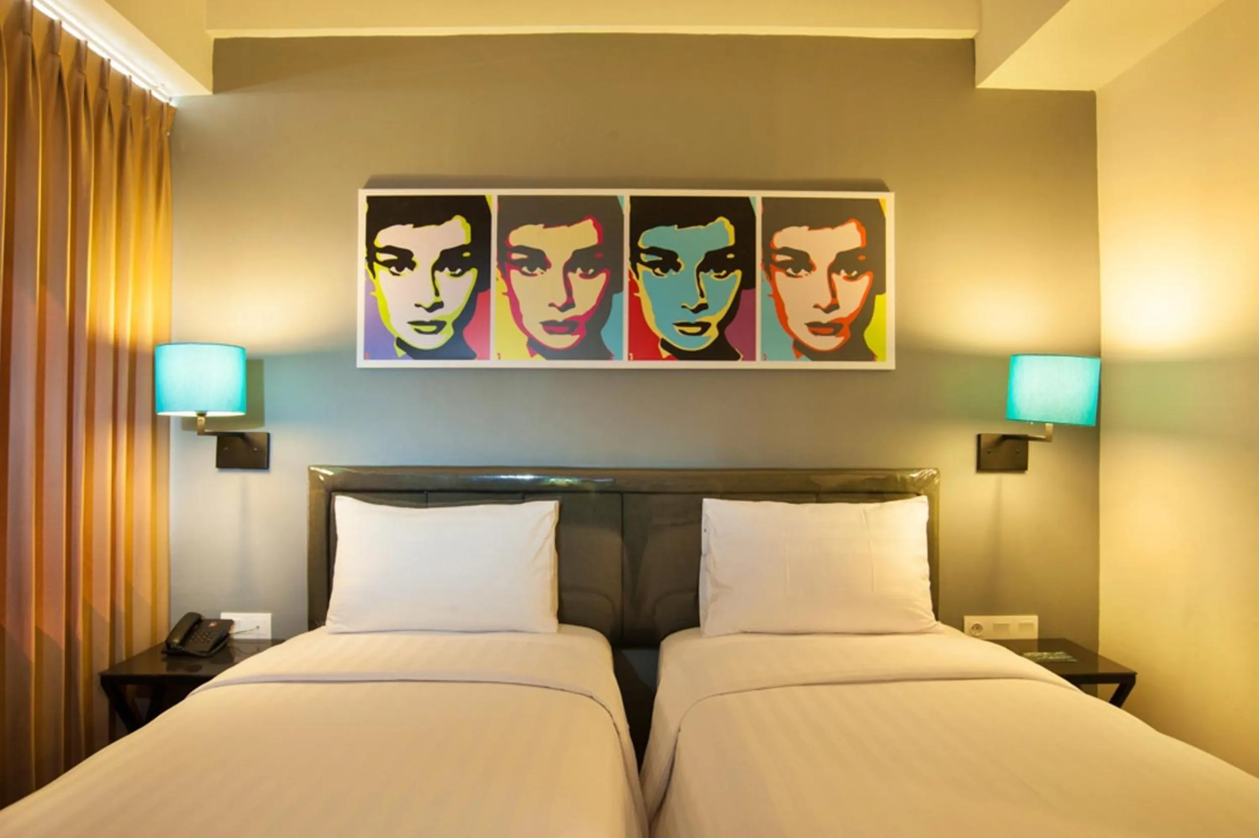 Bedroom, Bed in Idoop Hotel by Prasanthi