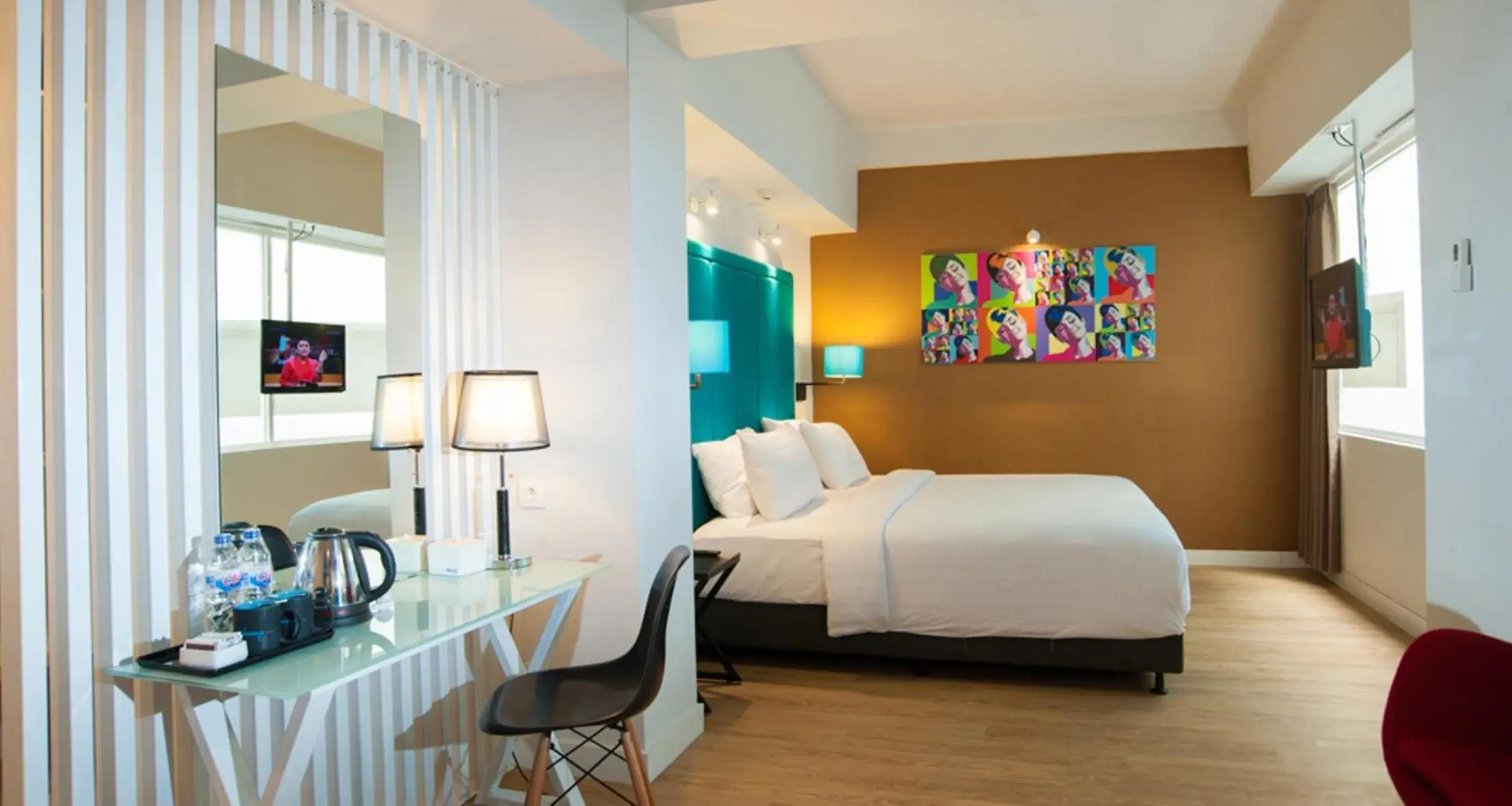 Bedroom, Bed in Idoop Hotel by Prasanthi Bedroom, Bed in Idoop Hotel by Prasanthi