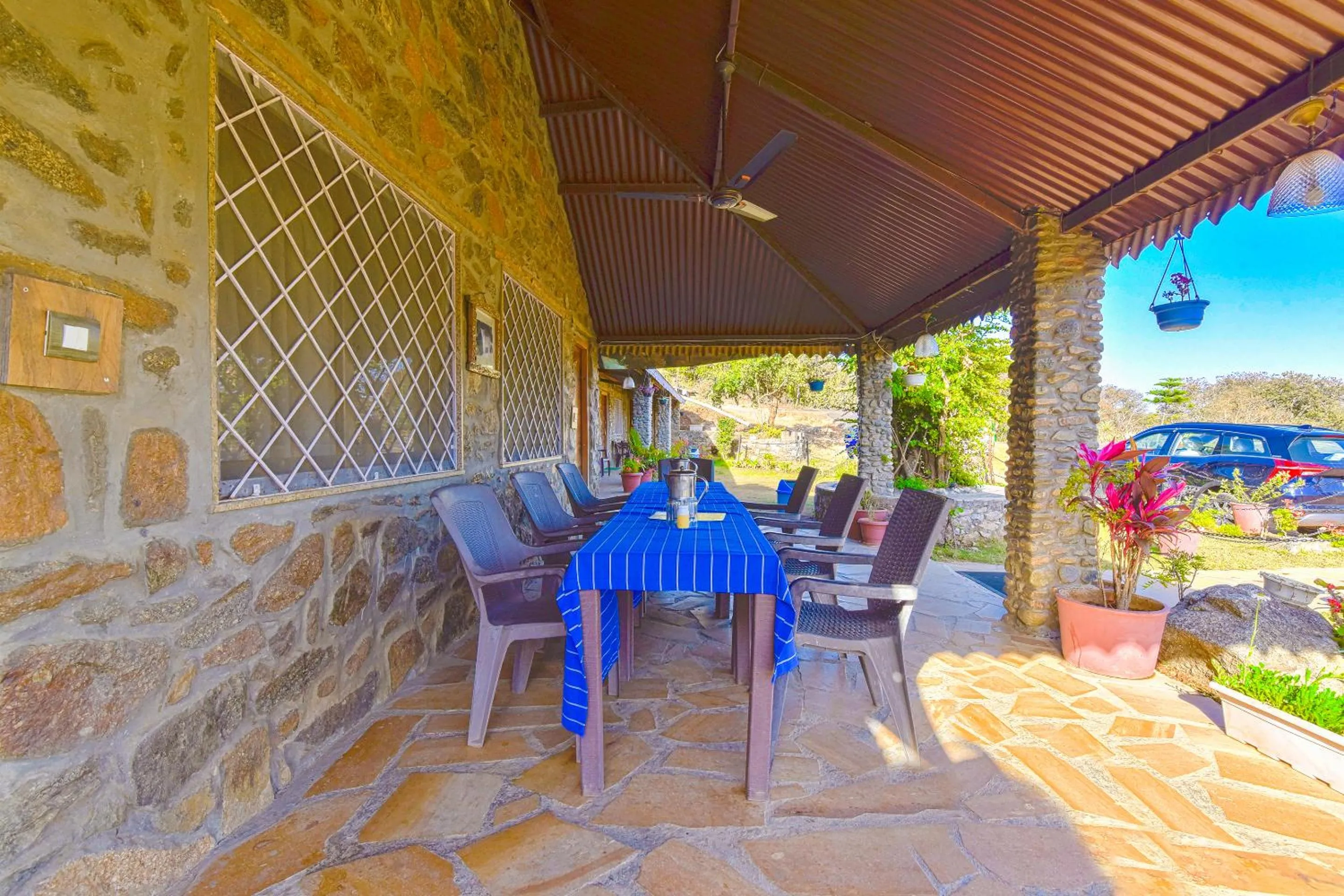 Dining area in Castlle Rock, Mount Abu