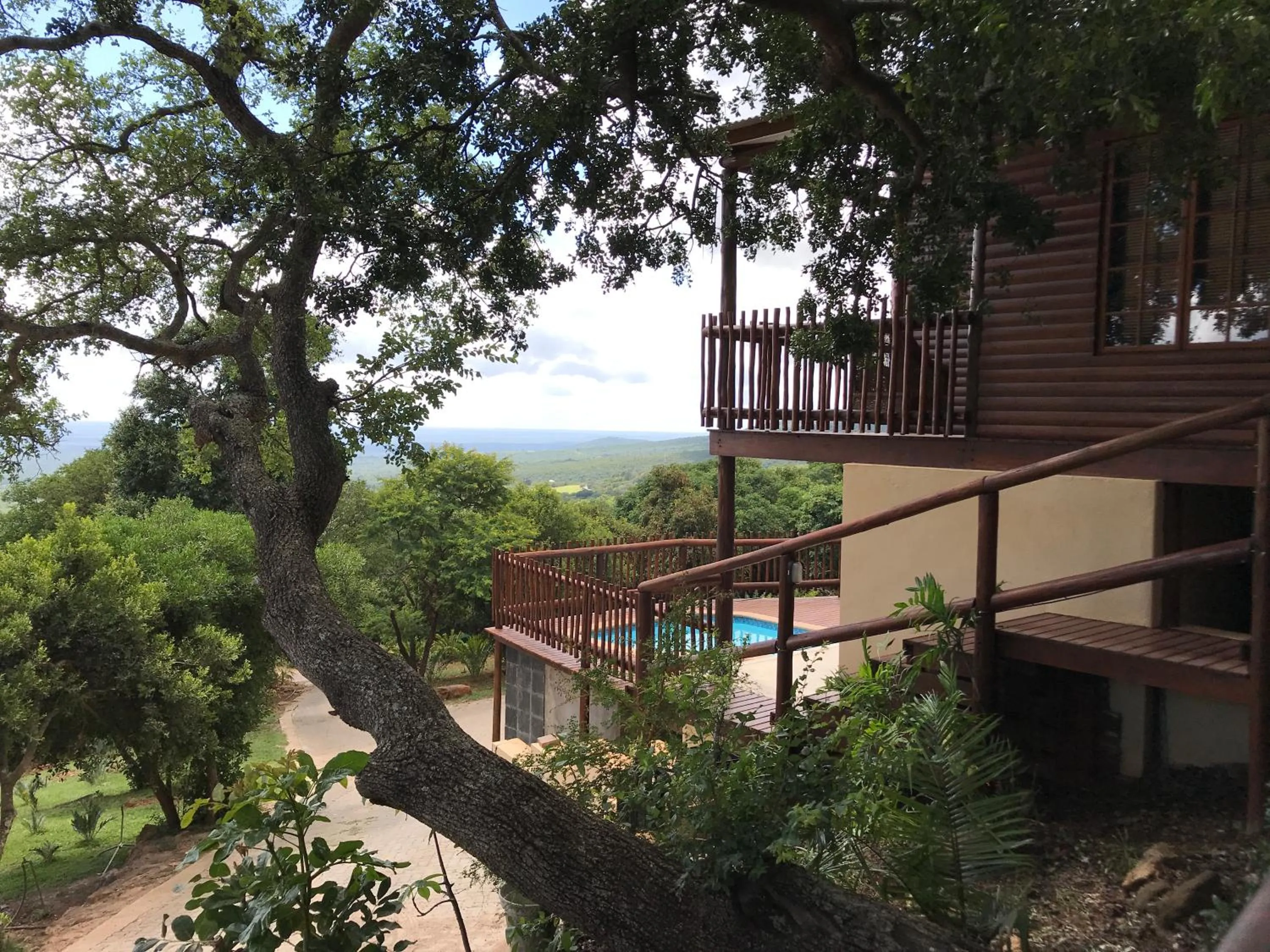 Mountain view in Amafu Forest Lodge