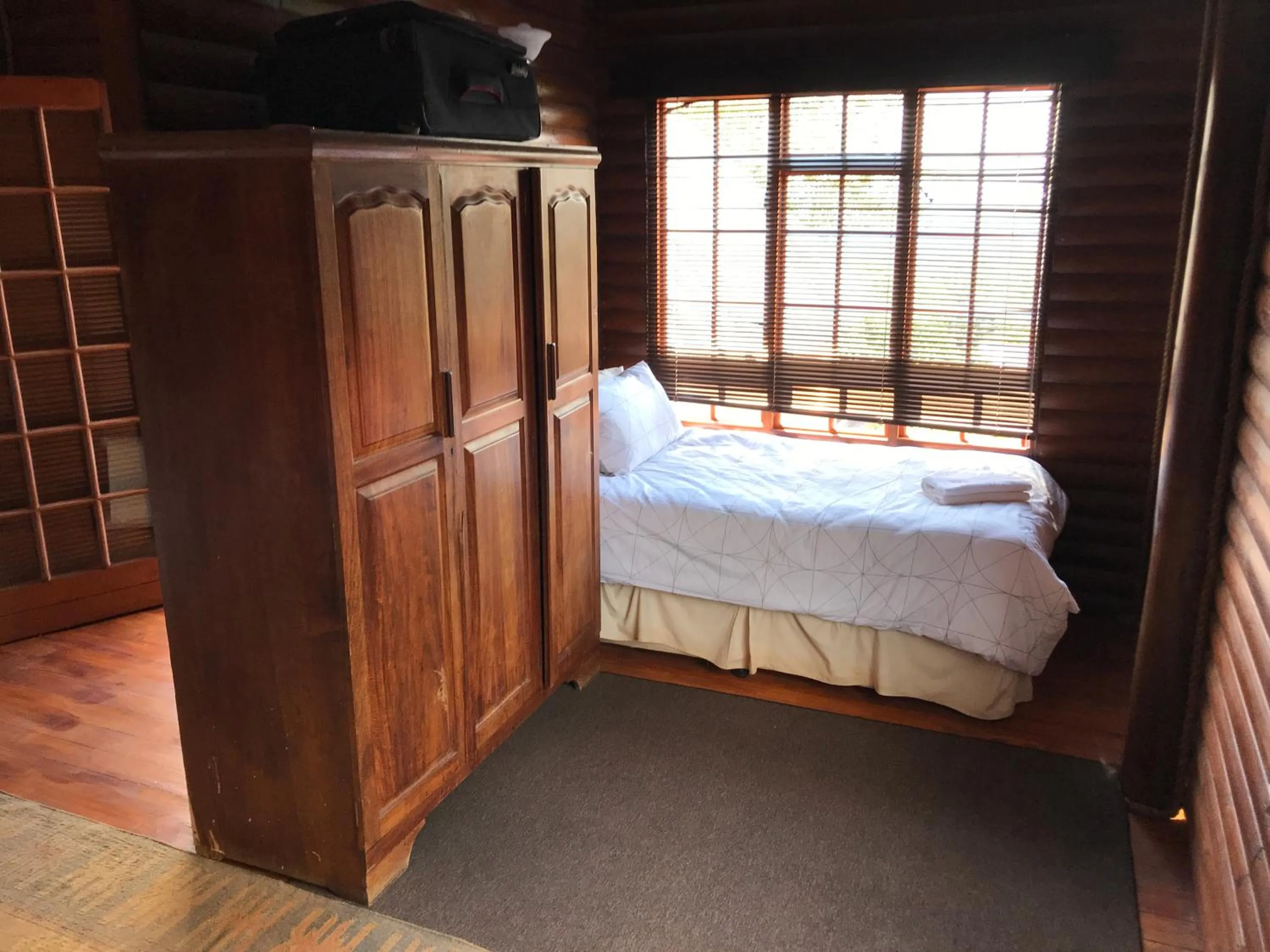 Bed in Amafu Forest Lodge