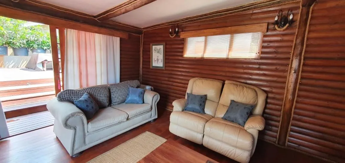 Seating area in Amafu Forest Lodge