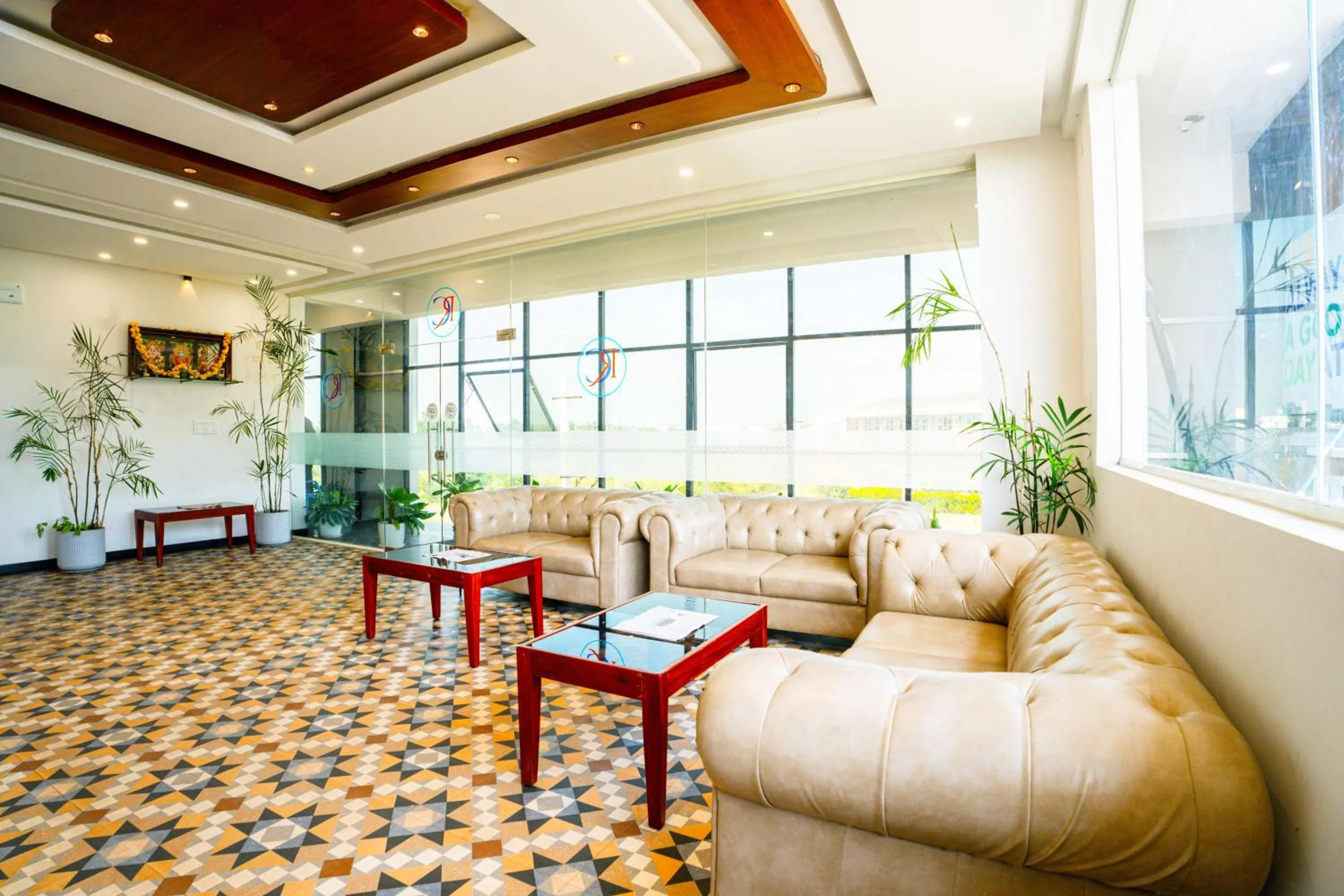 Seating area in Treebo RC Comforts