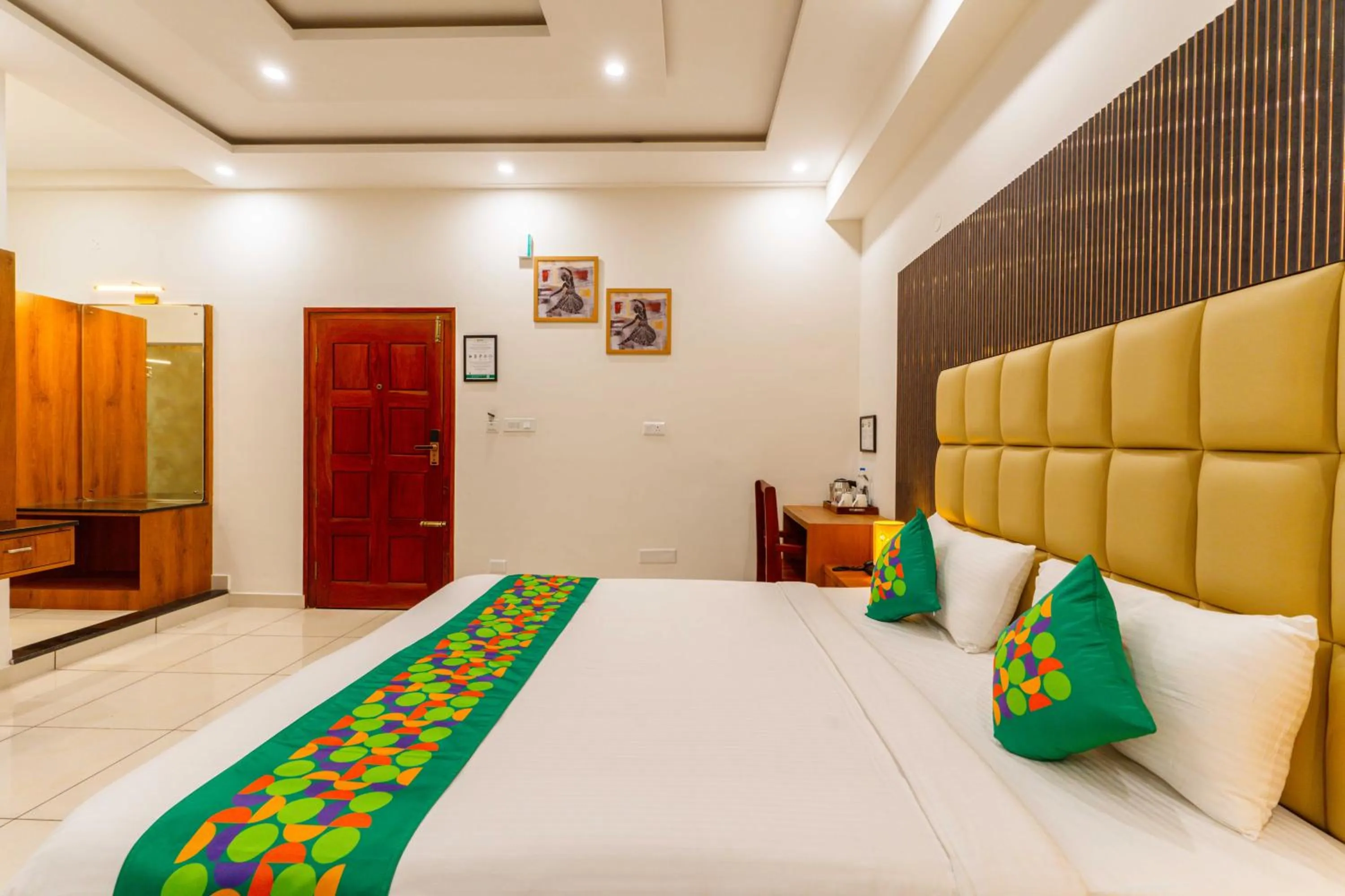 Bedroom, Bed in Treebo RC Comforts