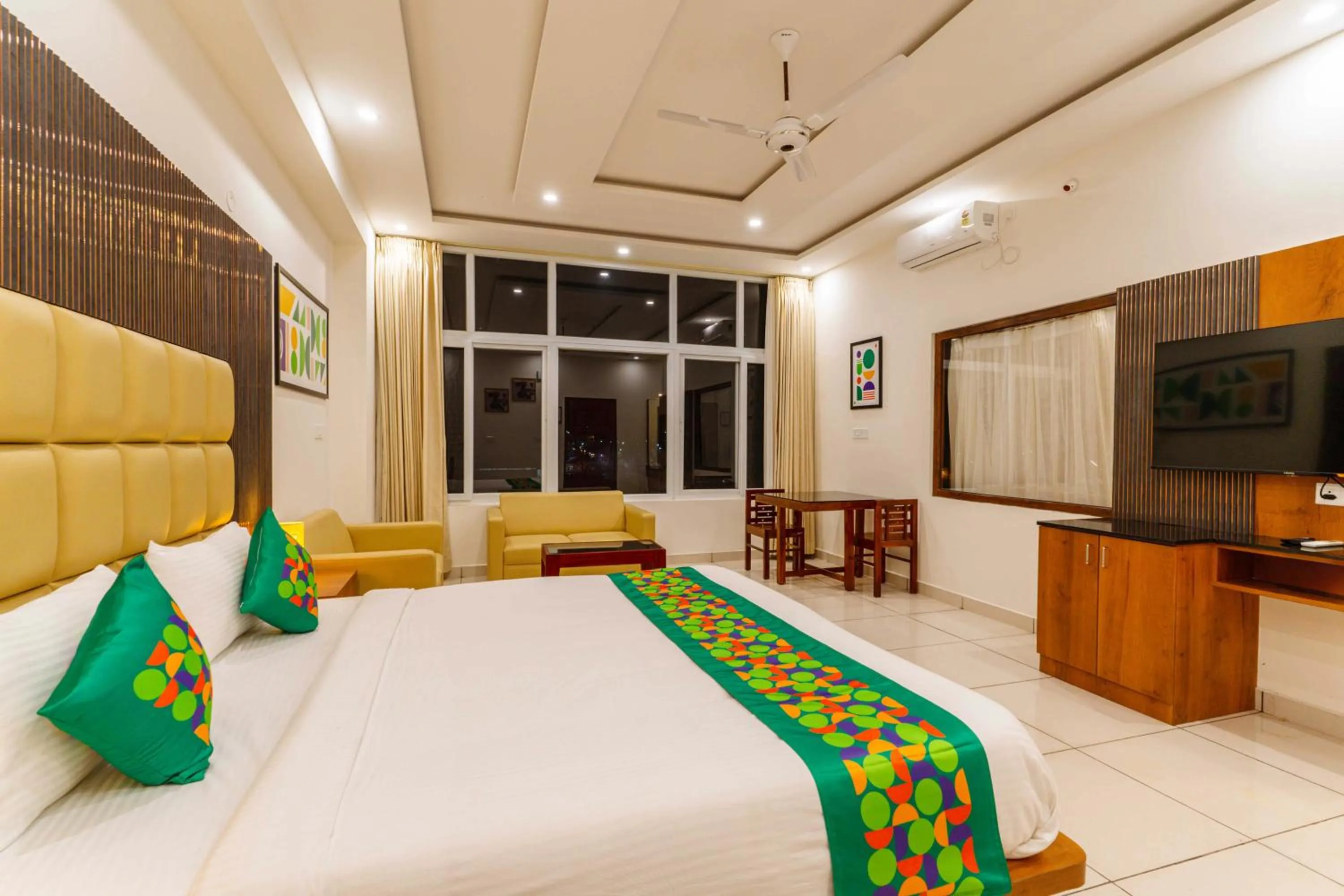 Bedroom, Bed in Treebo RC Comforts