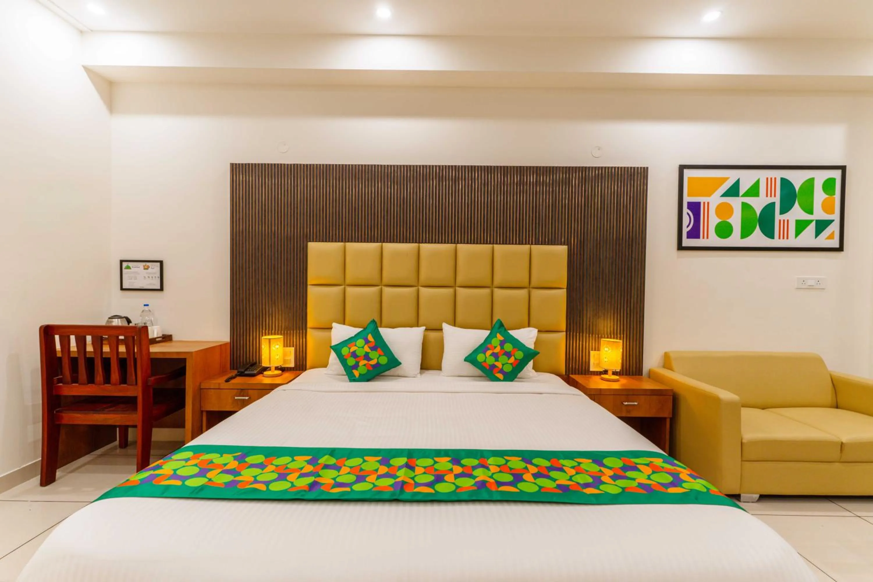 Bedroom, Bed in Treebo RC Comforts