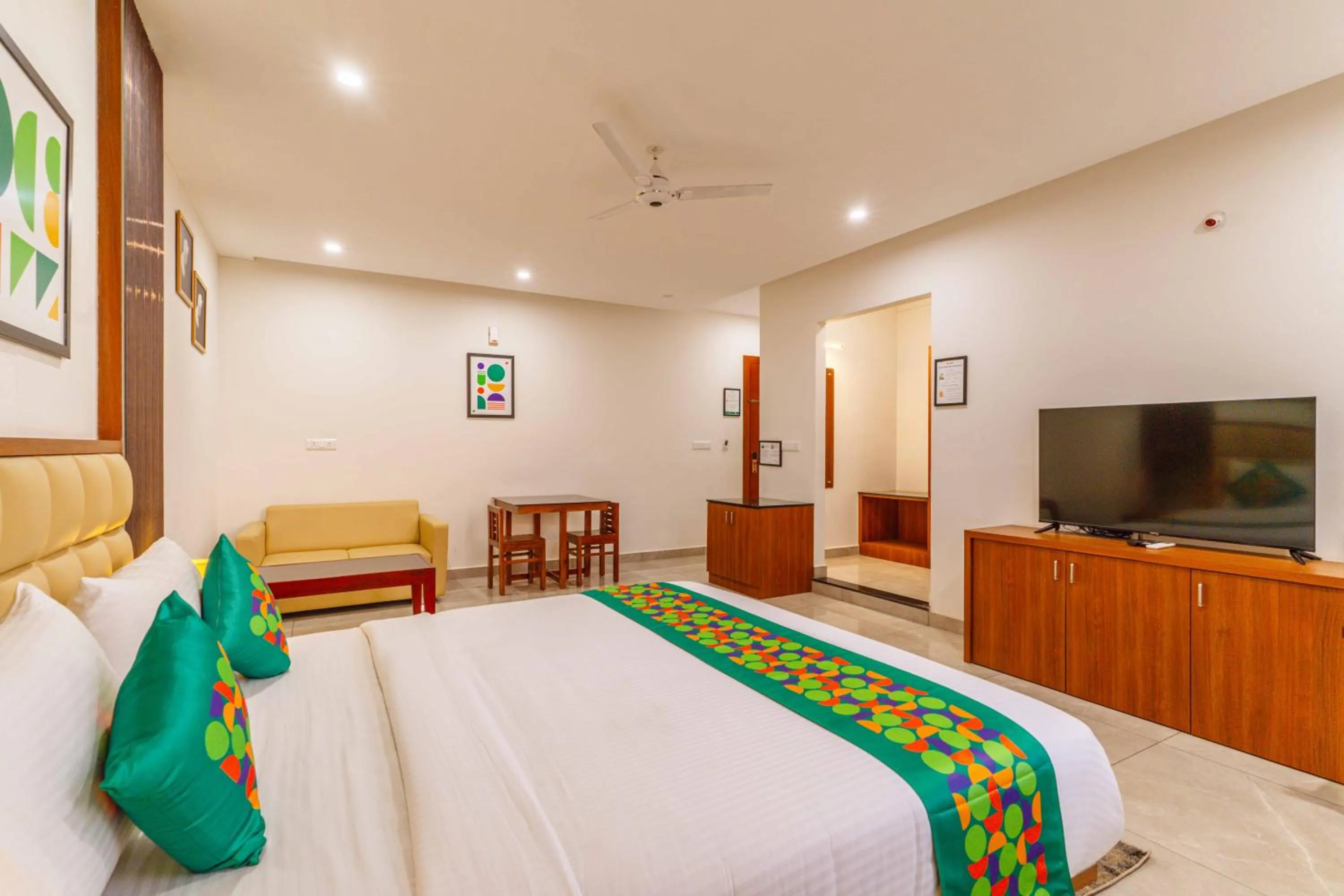 Bedroom, Bed in Treebo RC Comforts