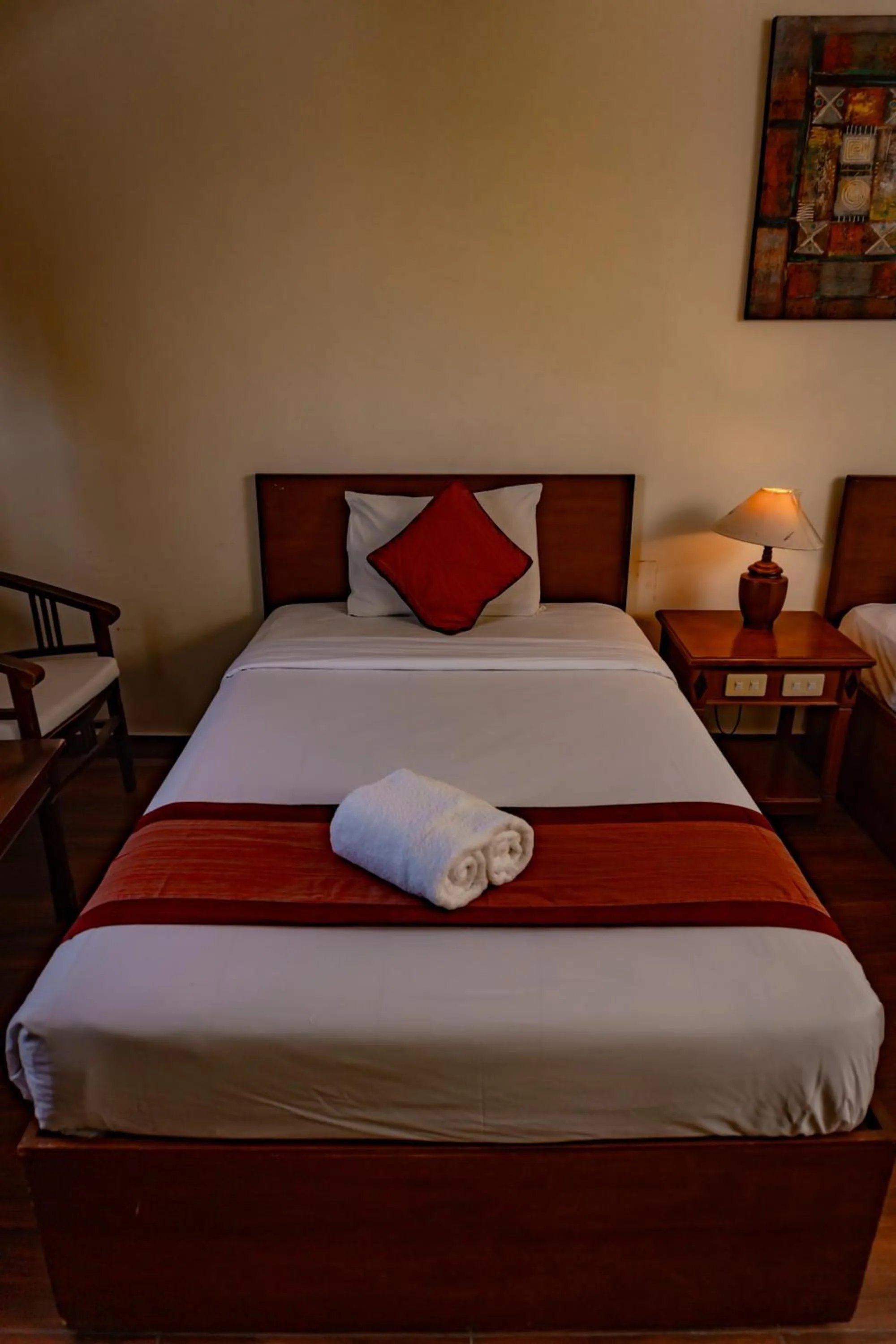 Bed in Hotel Puri Dibia Kuta