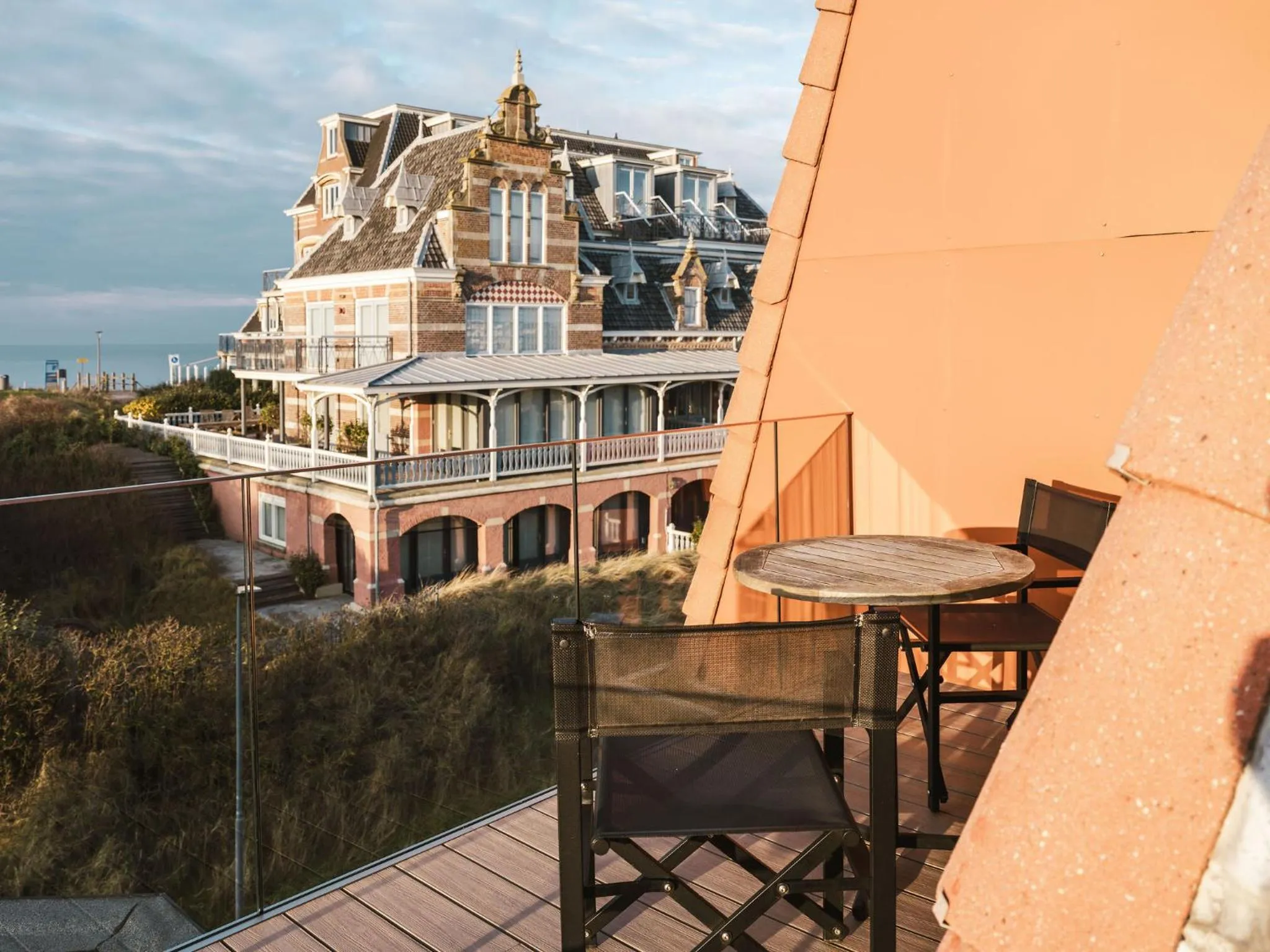 Balcony/Terrace in Strandhotel Domburg