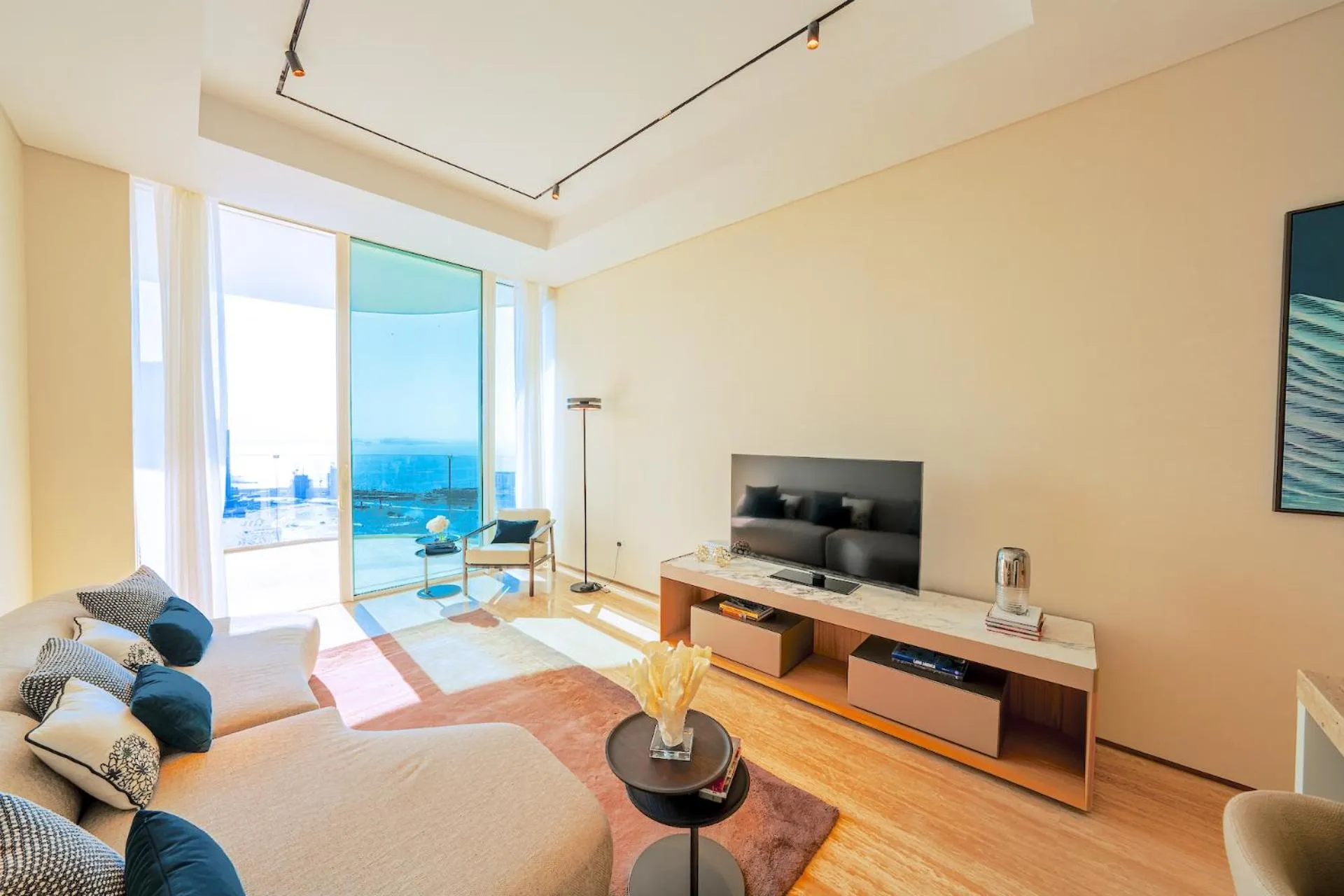 Seating area in FIVE Luxe