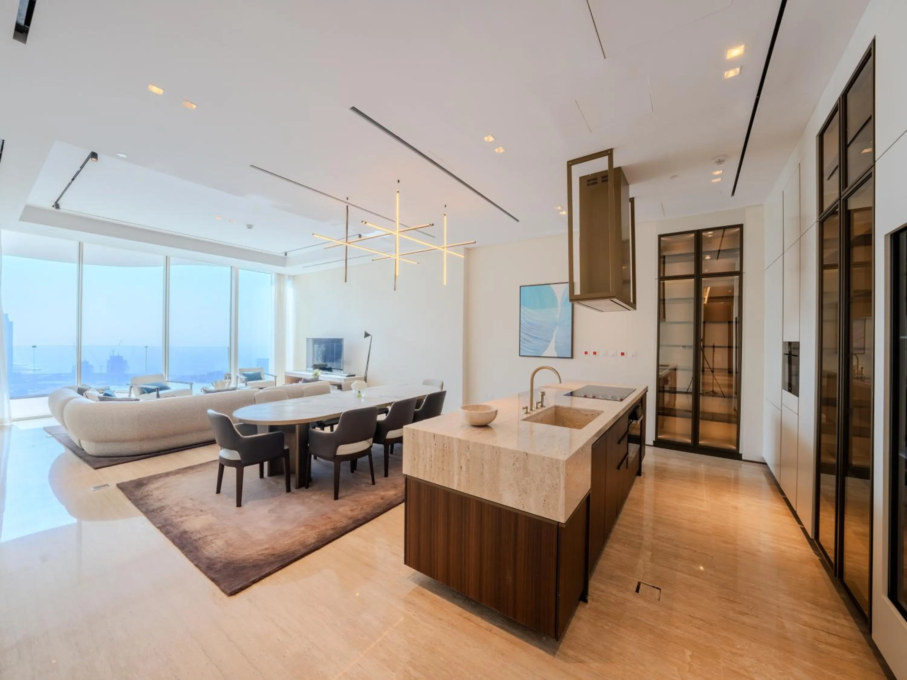 Living room, Bed in FIVE Luxe