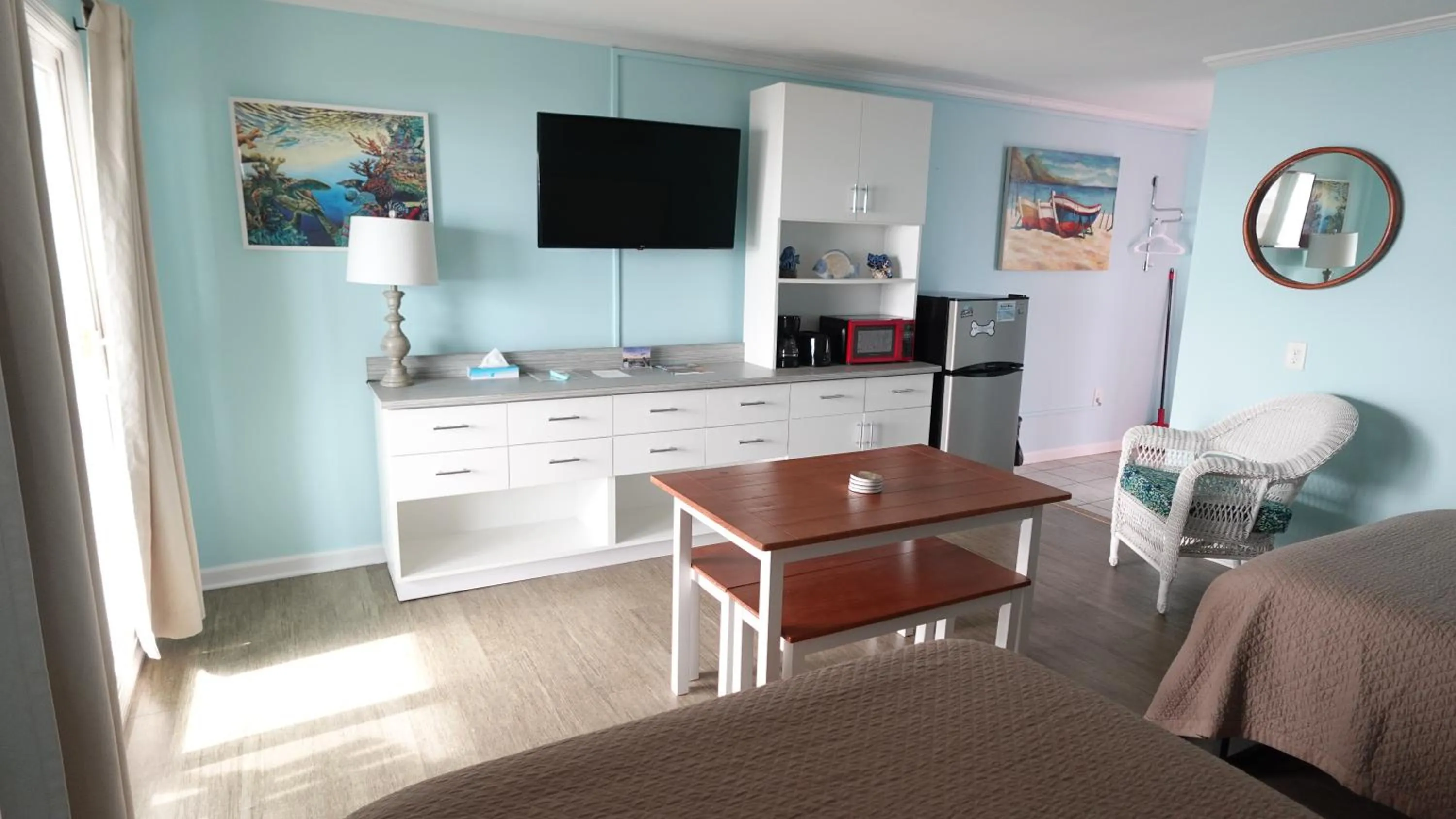 Bed in Sea Vista Motel