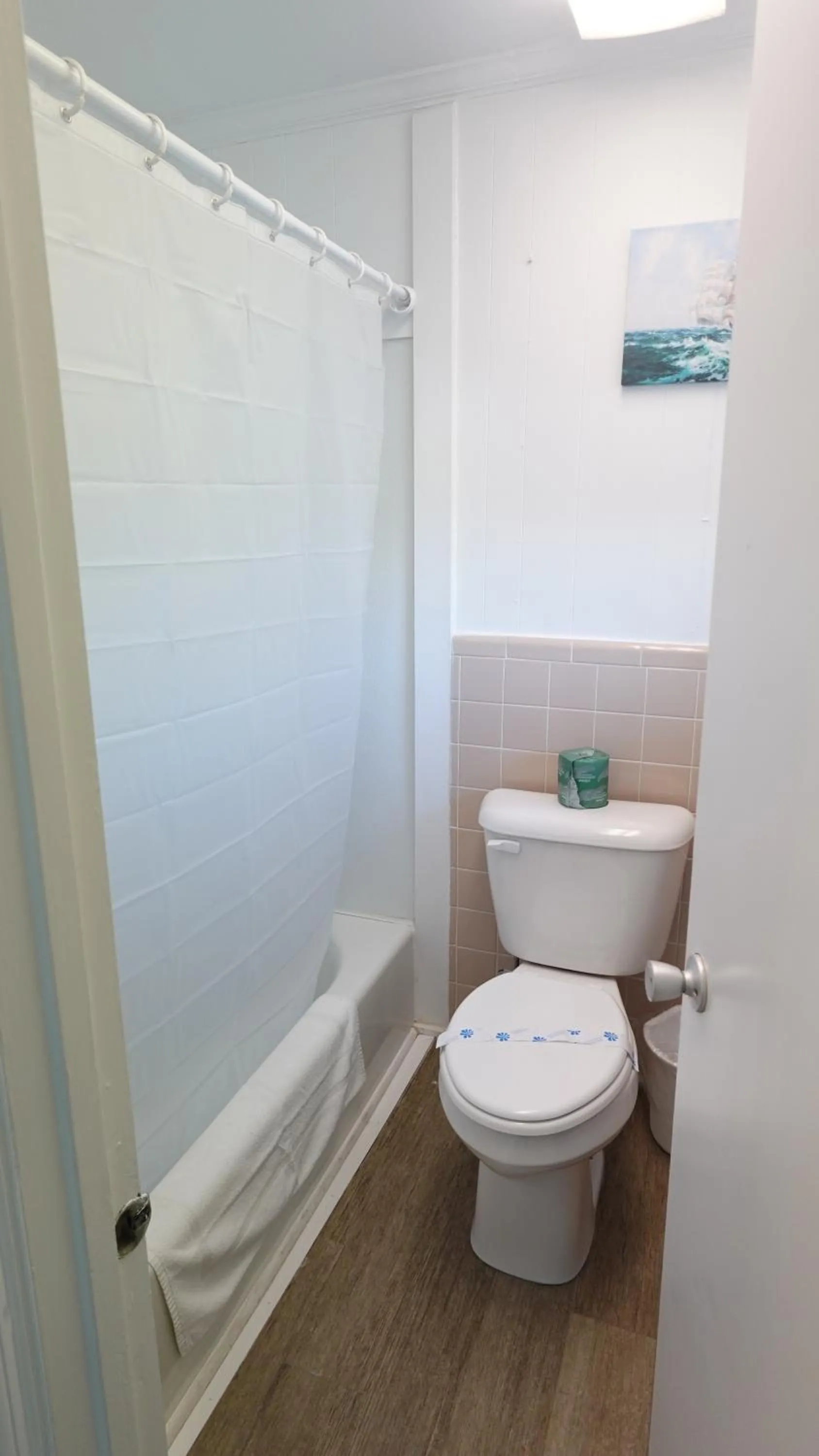 Shower in Sea Vista Motel