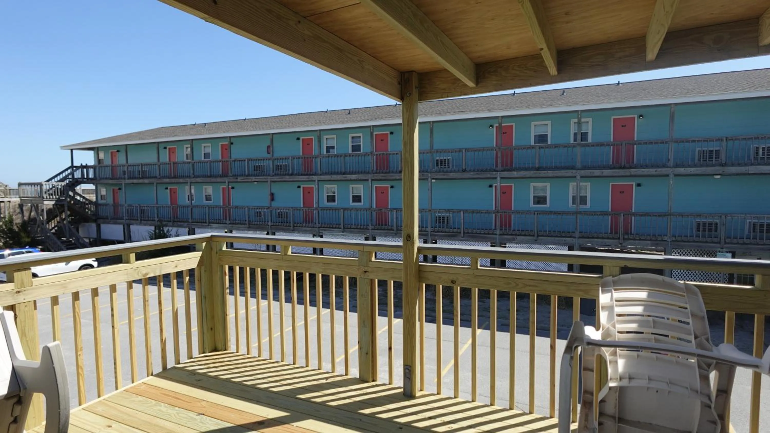 Patio in Sea Vista Motel