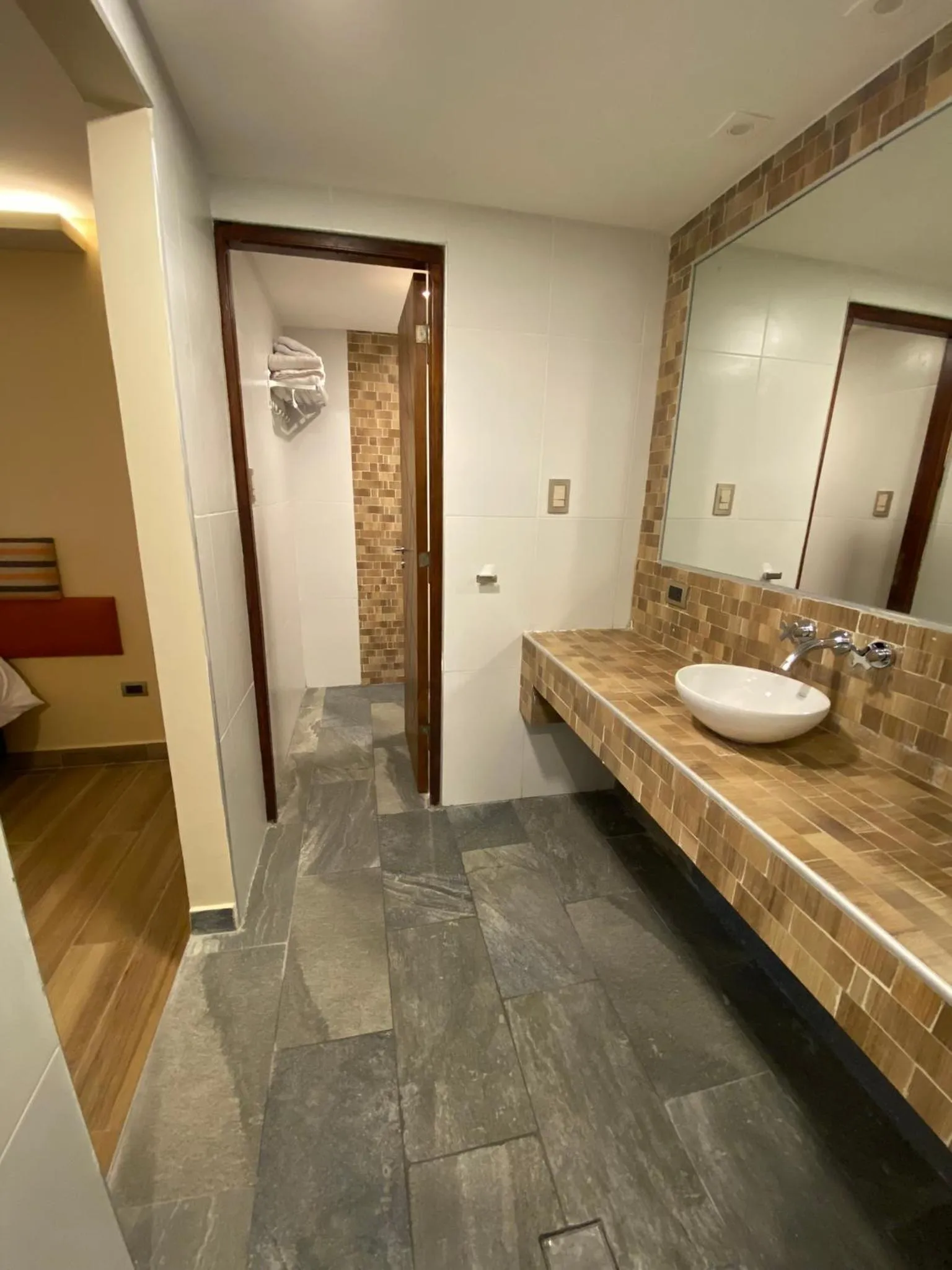 Bathroom in Adobe Suites