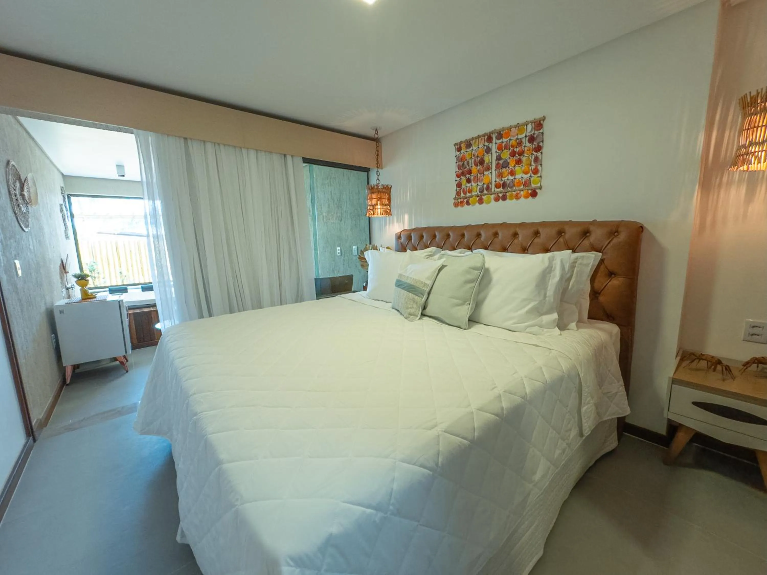 Bed in Pousada Mansão da Costa