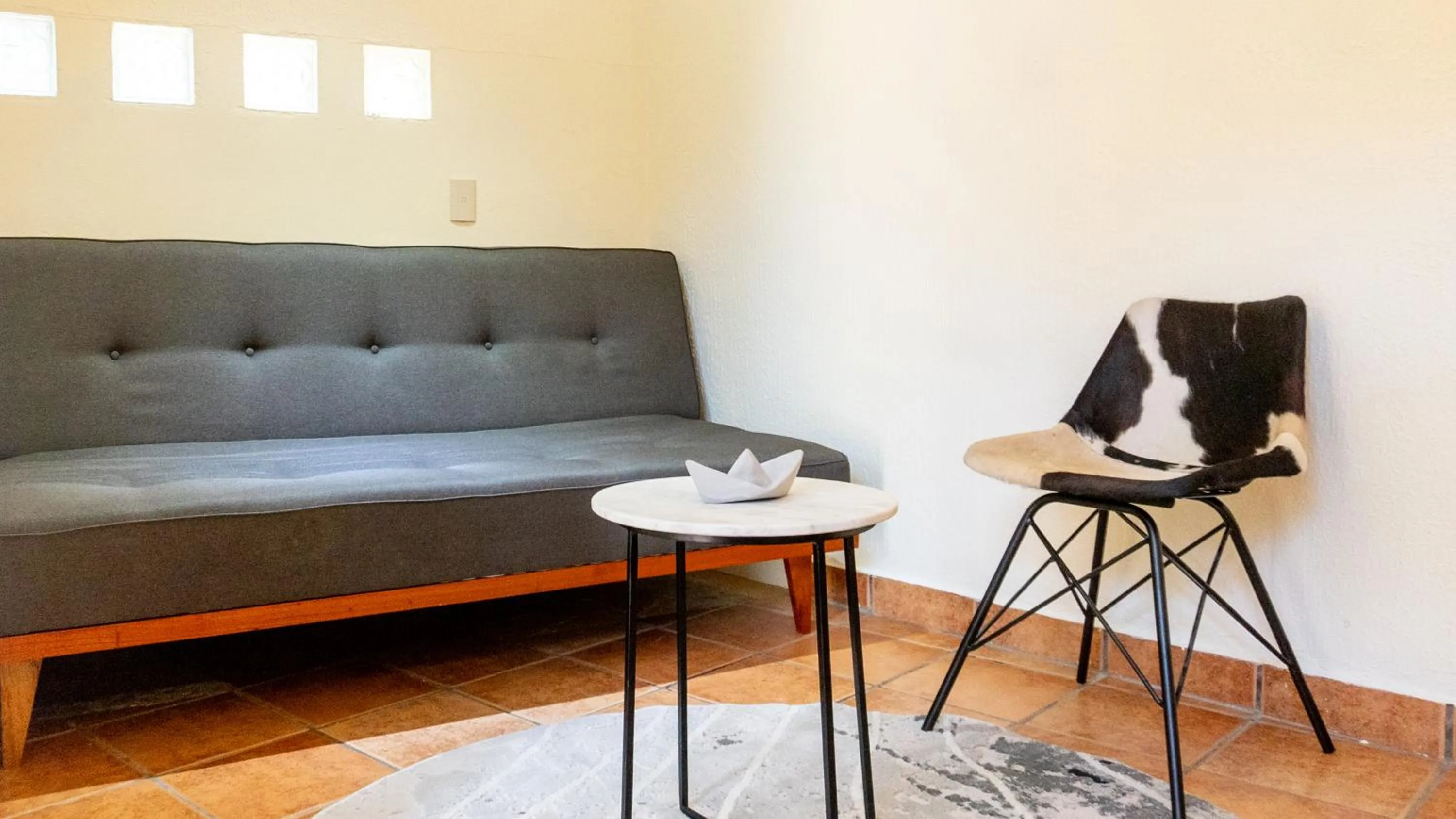 Living room in Esencia Puerto Escondido