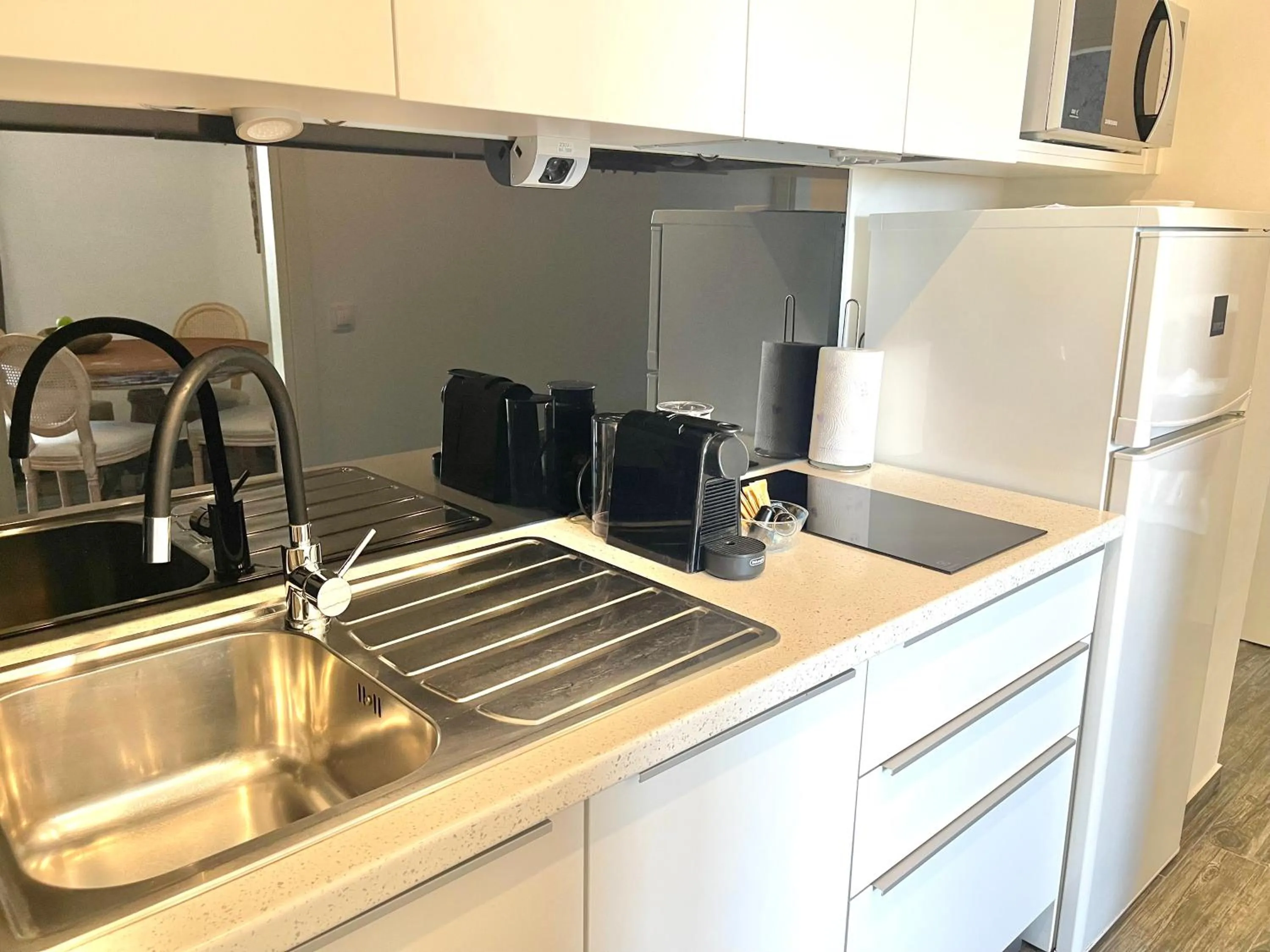 Kitchen or kitchenette in Apartments Domani