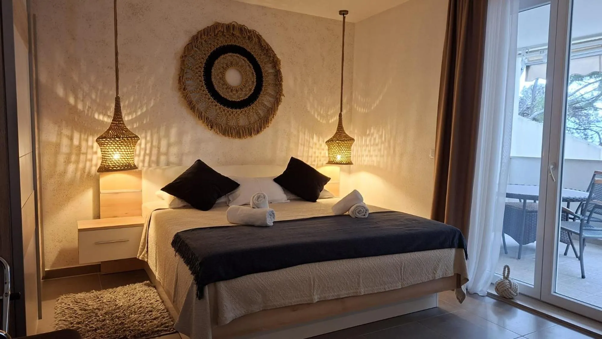 Bed in Apartments Domani