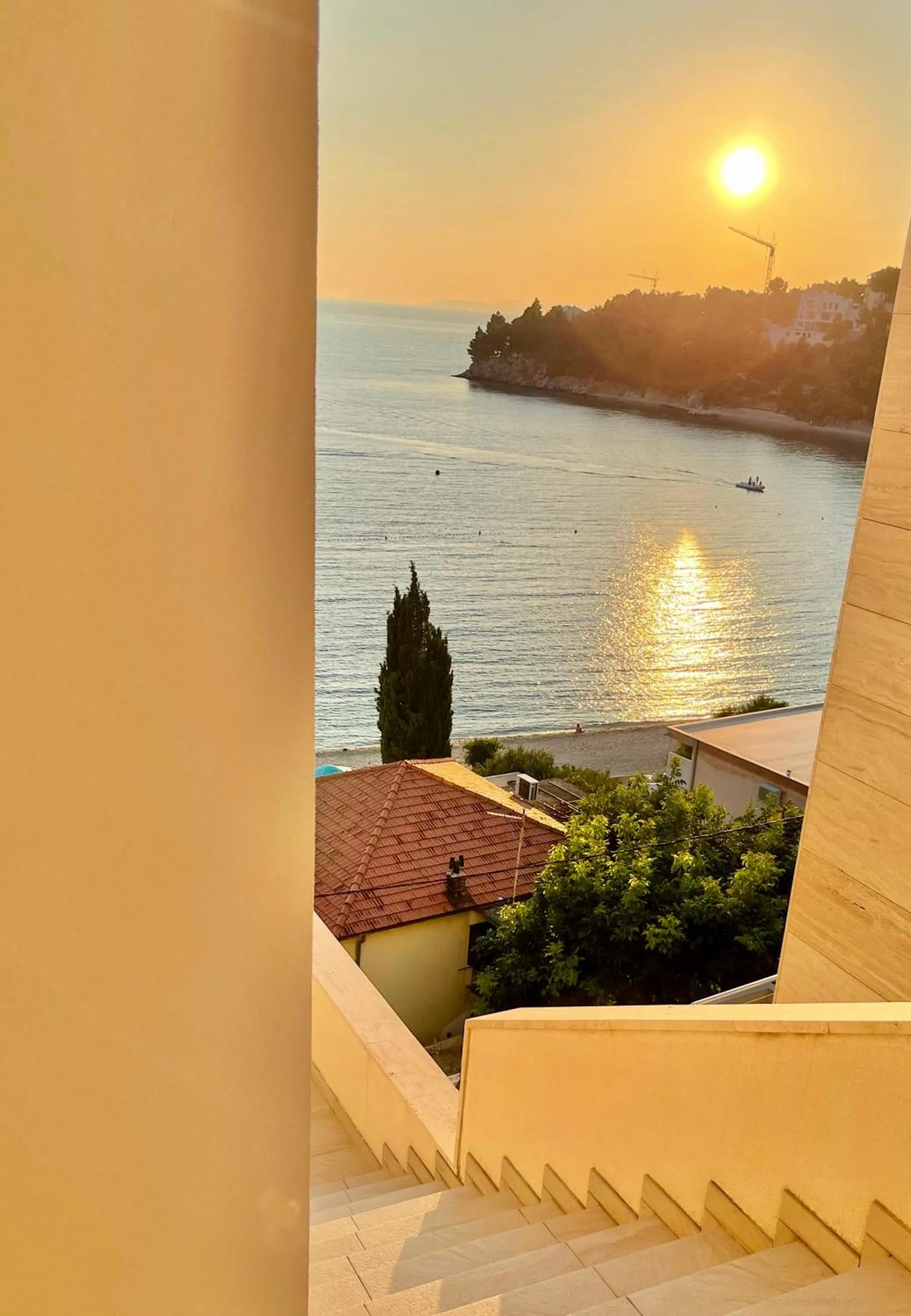 Sunset in Apartments Domani
