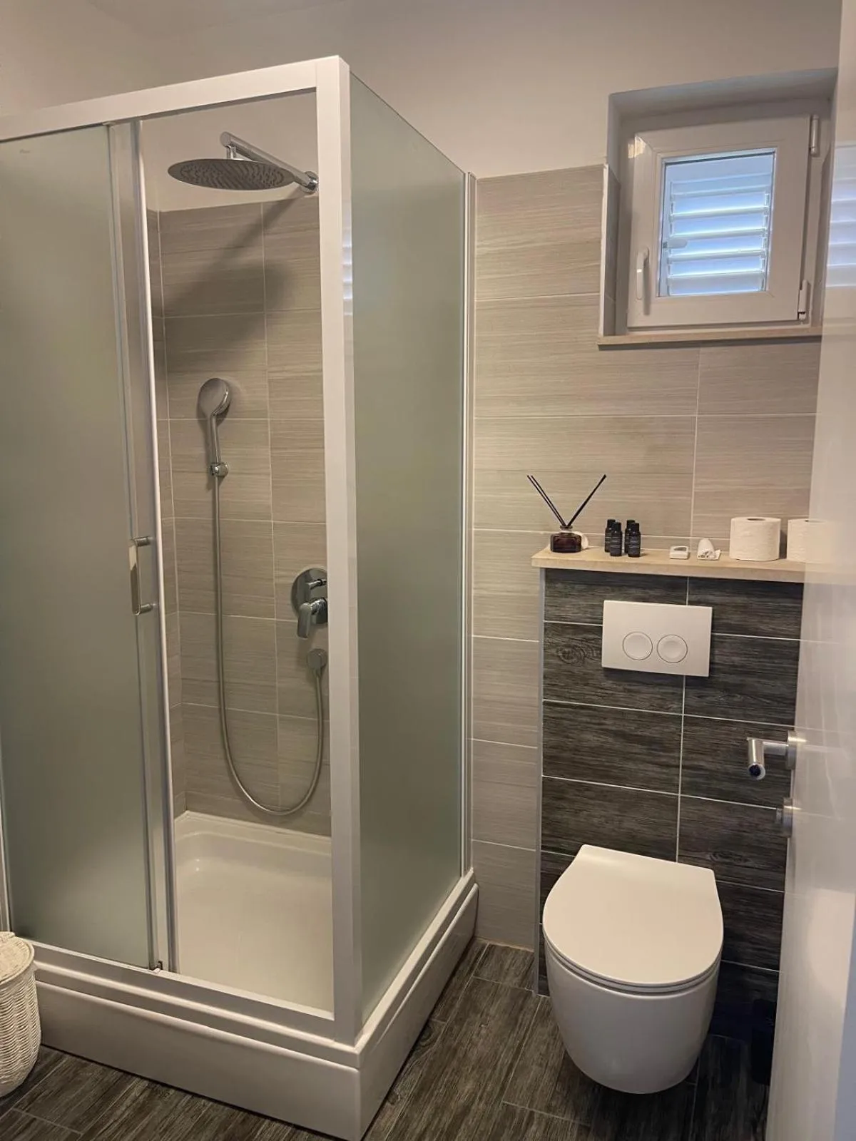 Bathroom in Apartments Domani