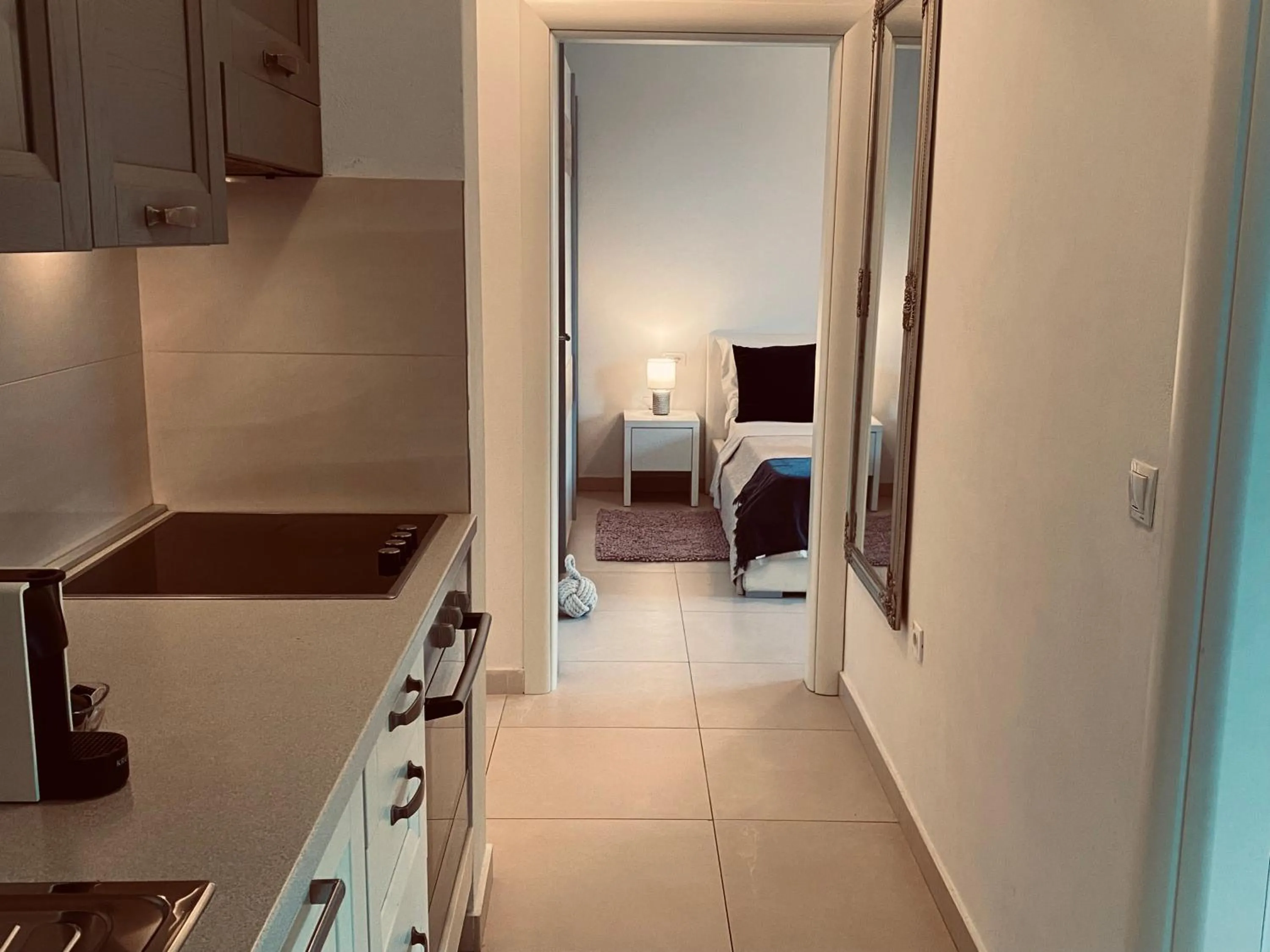 Kitchen or kitchenette in Apartments Domani