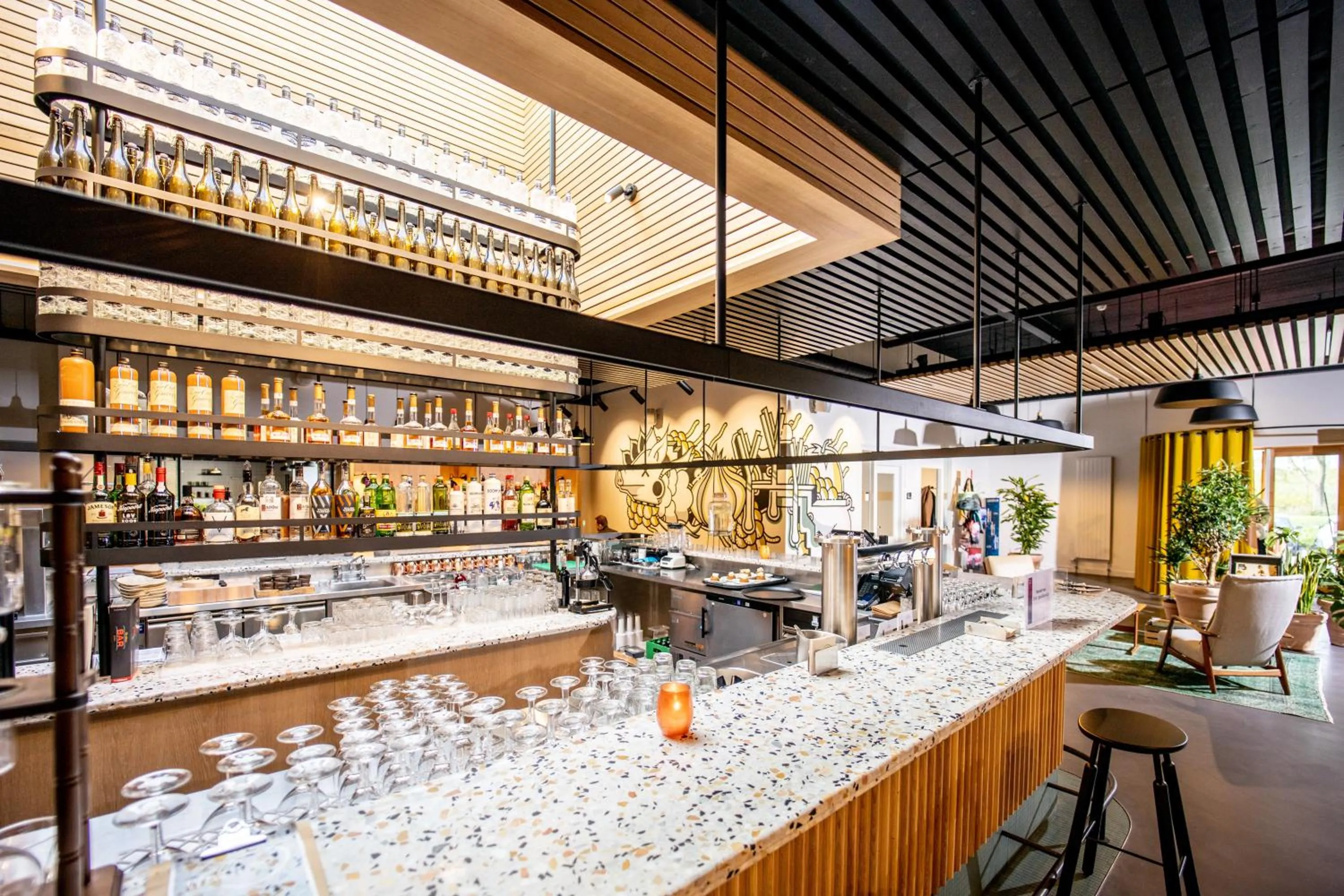 Lounge or bar in Notiz Hotel Leeuwarden