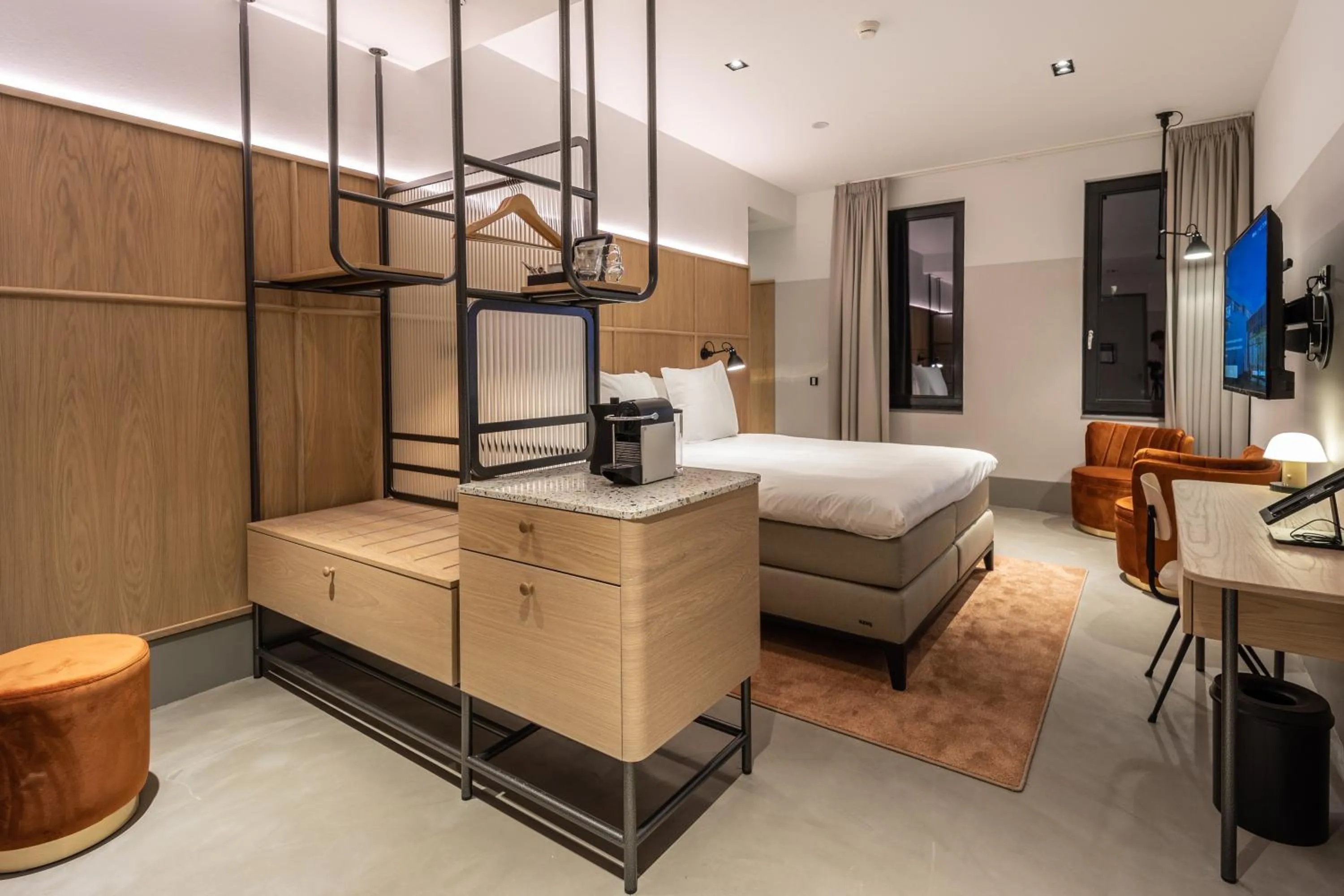 Bedroom, Bed in Notiz Hotel Leeuwarden