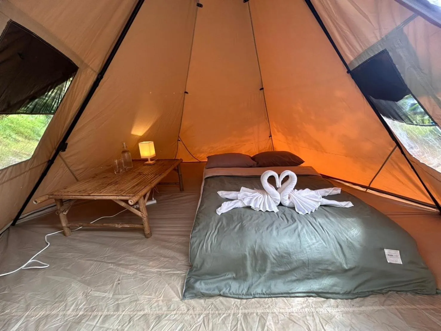 Bed in The River Retreat Koh Mak