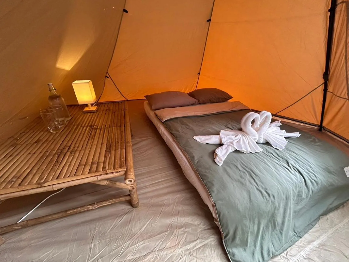 Bed in The River Retreat Koh Mak