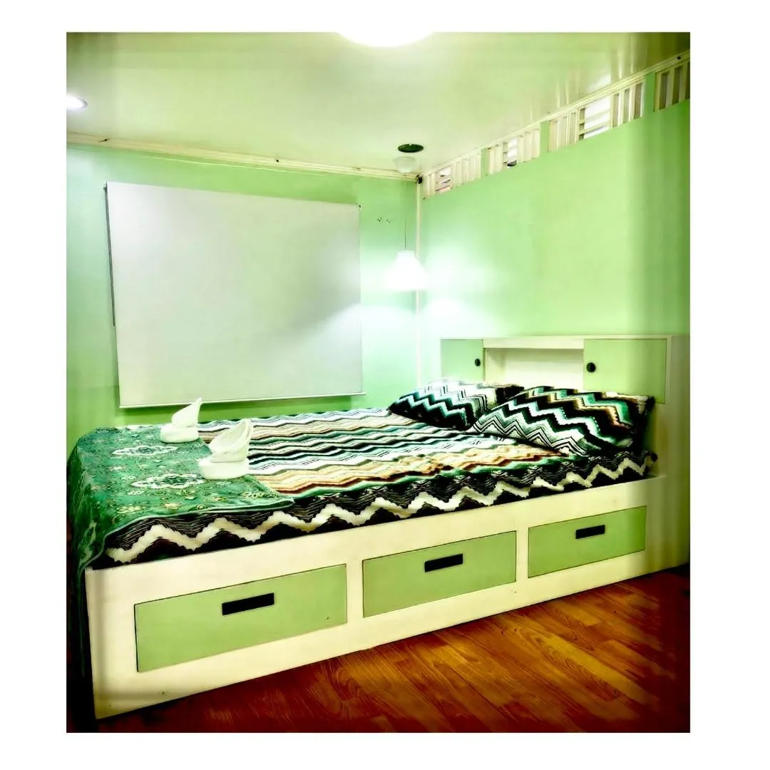 Bed in Fely's transient house