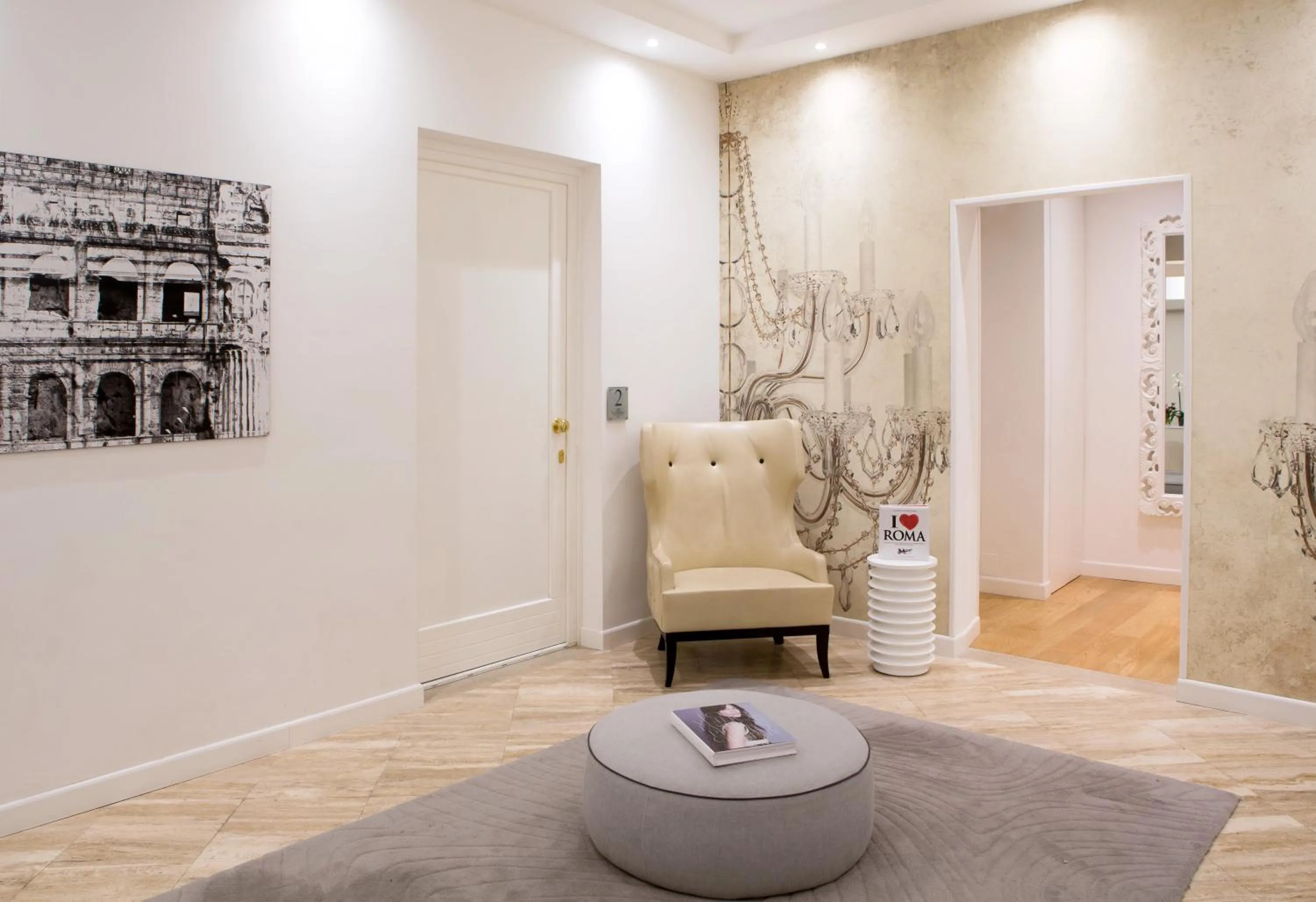 Lobby or reception in Via Del Corso Home Roma