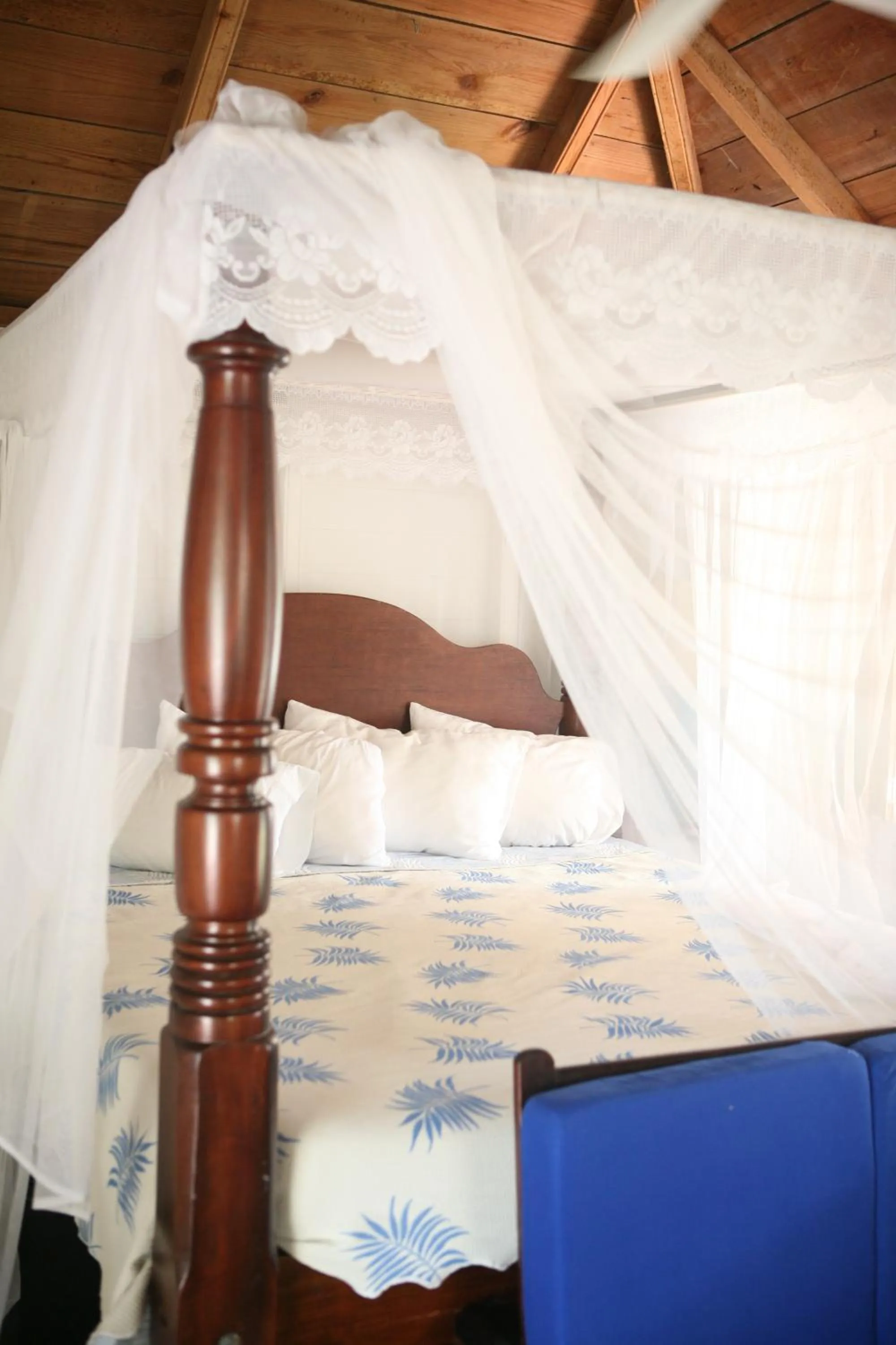 Bed in Hermitage Nevis