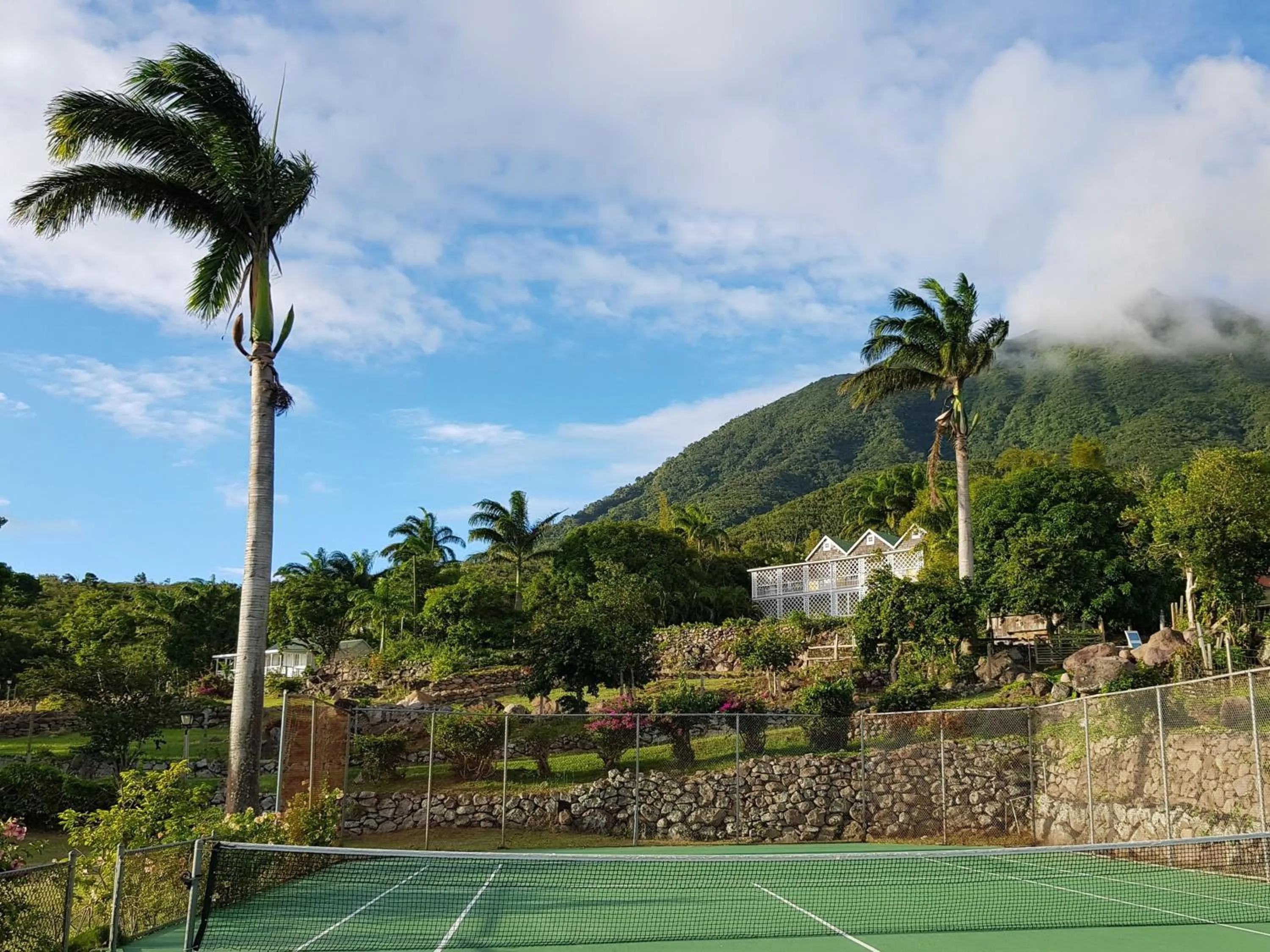 Tennis court in Hermitage Nevis