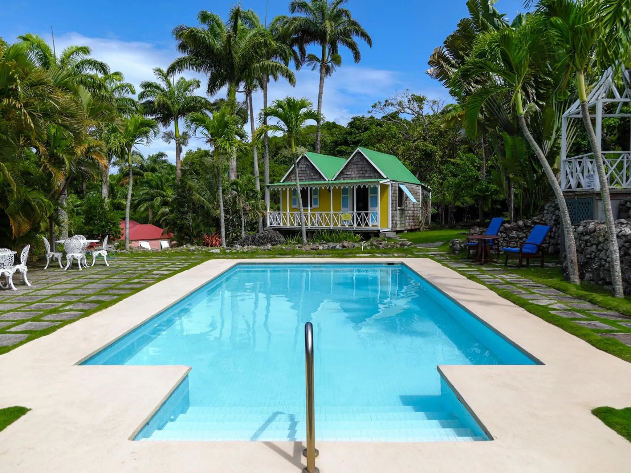 Natural landscape in Hermitage Nevis