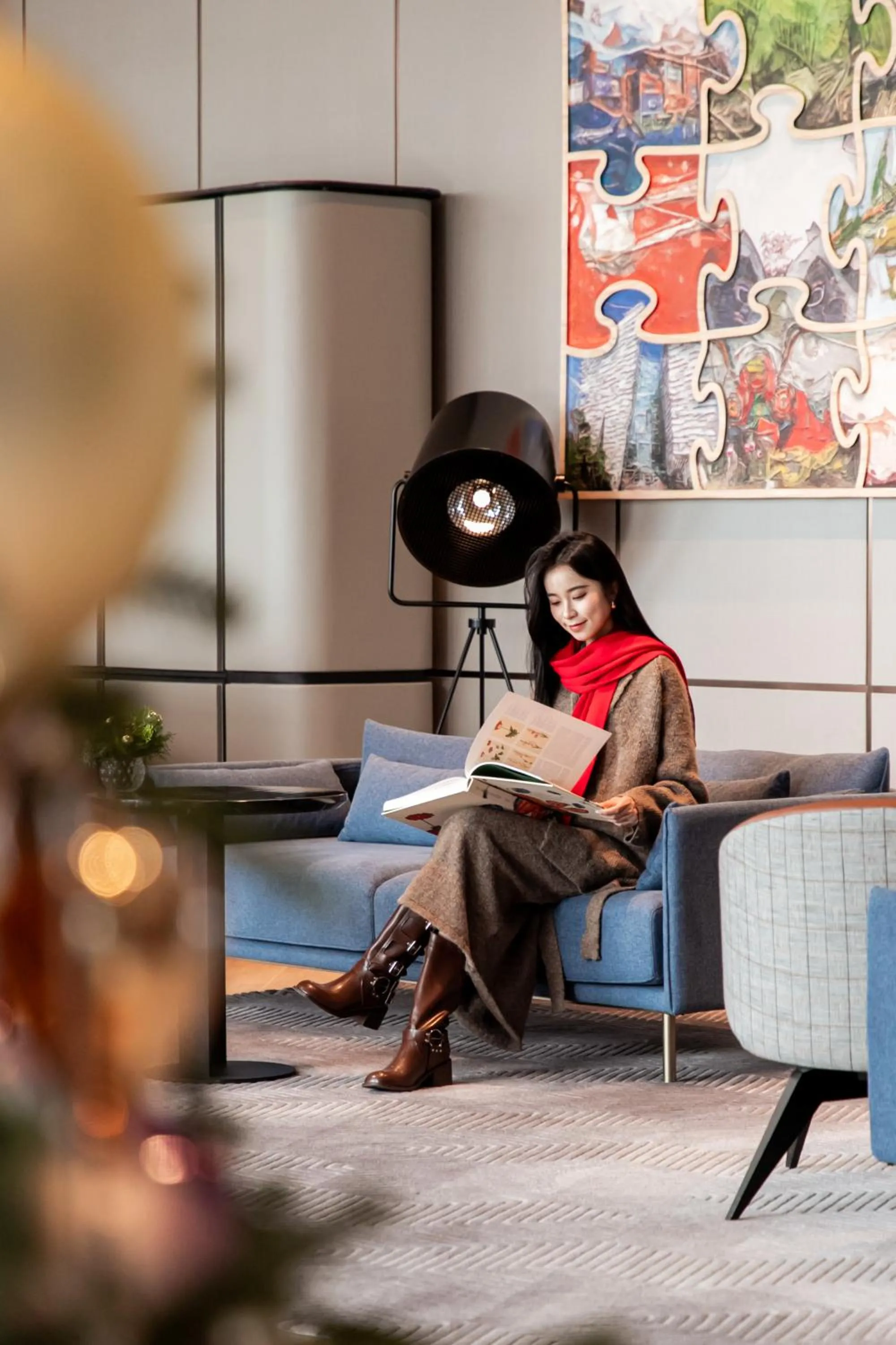 Lobby or reception in New World Guangzhou Hotel