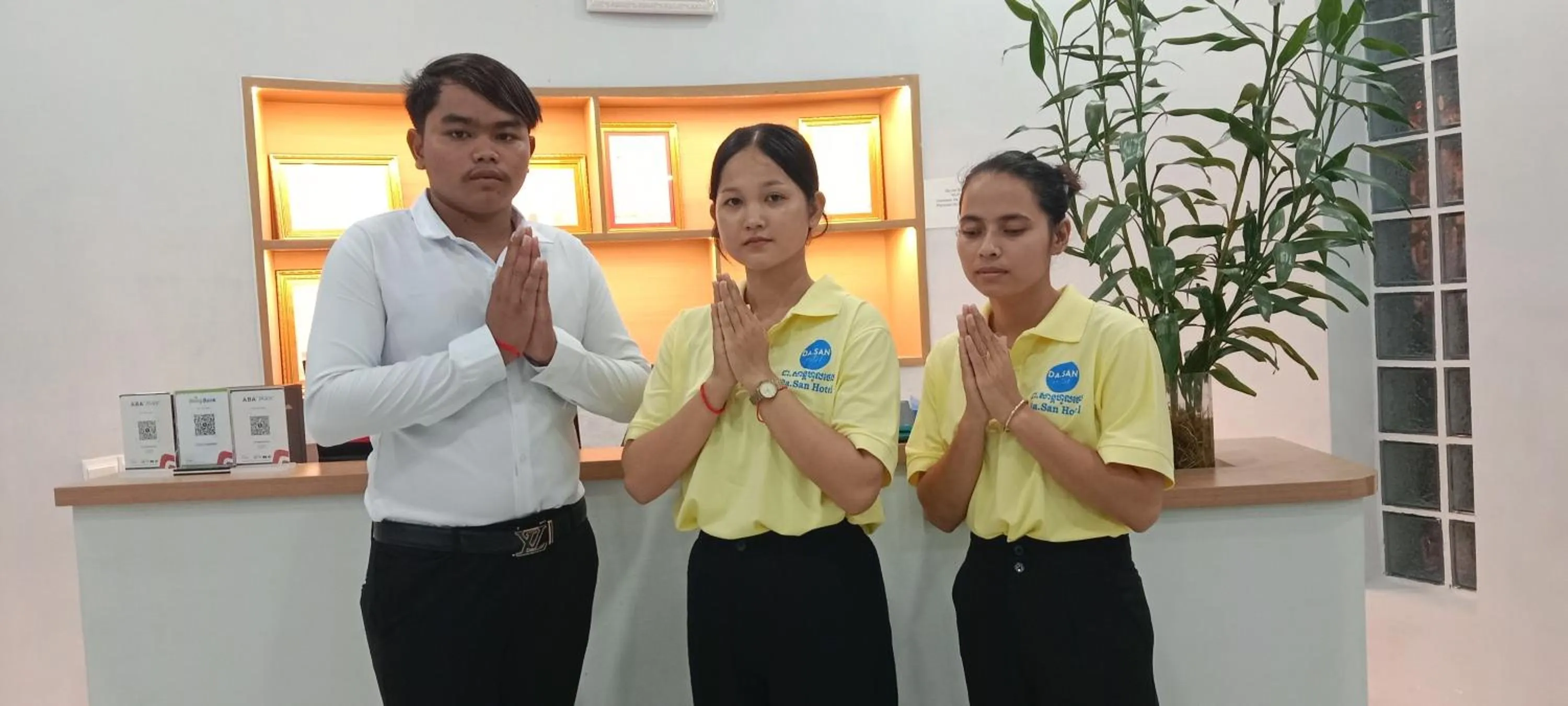 Staff in Da San Hotel