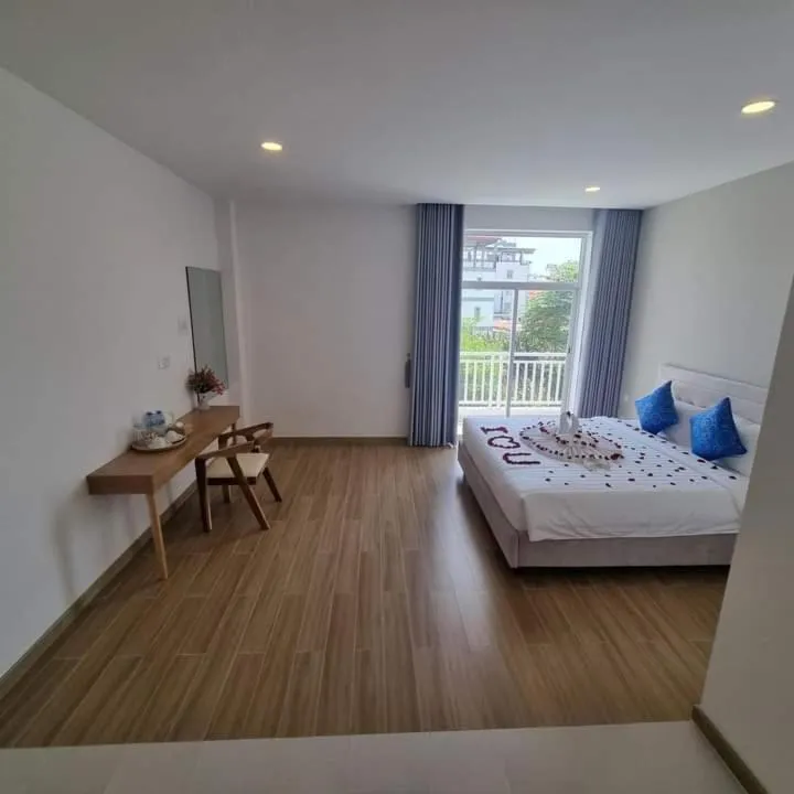 Balcony/Terrace, Bed in Da San Hotel