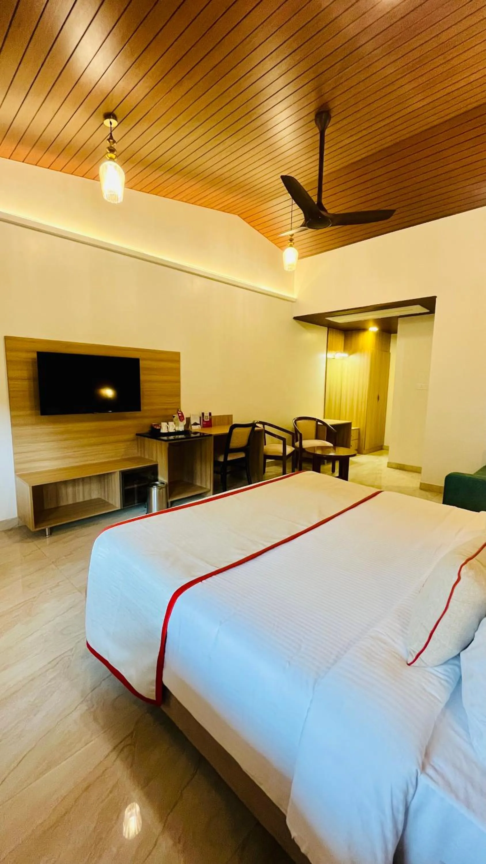 Bed in Regenta Resort Sakleshpur