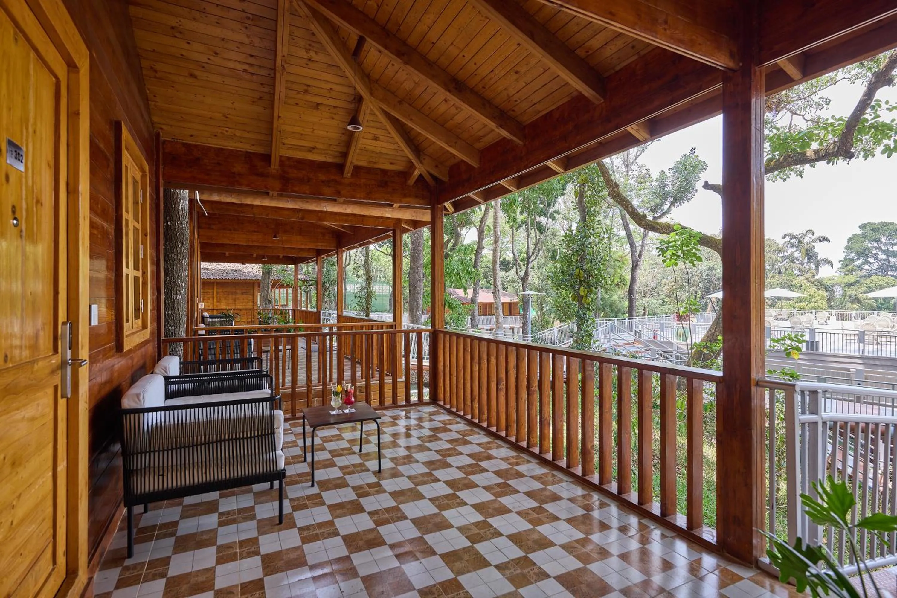 Balcony/Terrace in Regenta Resort Sakleshpur
