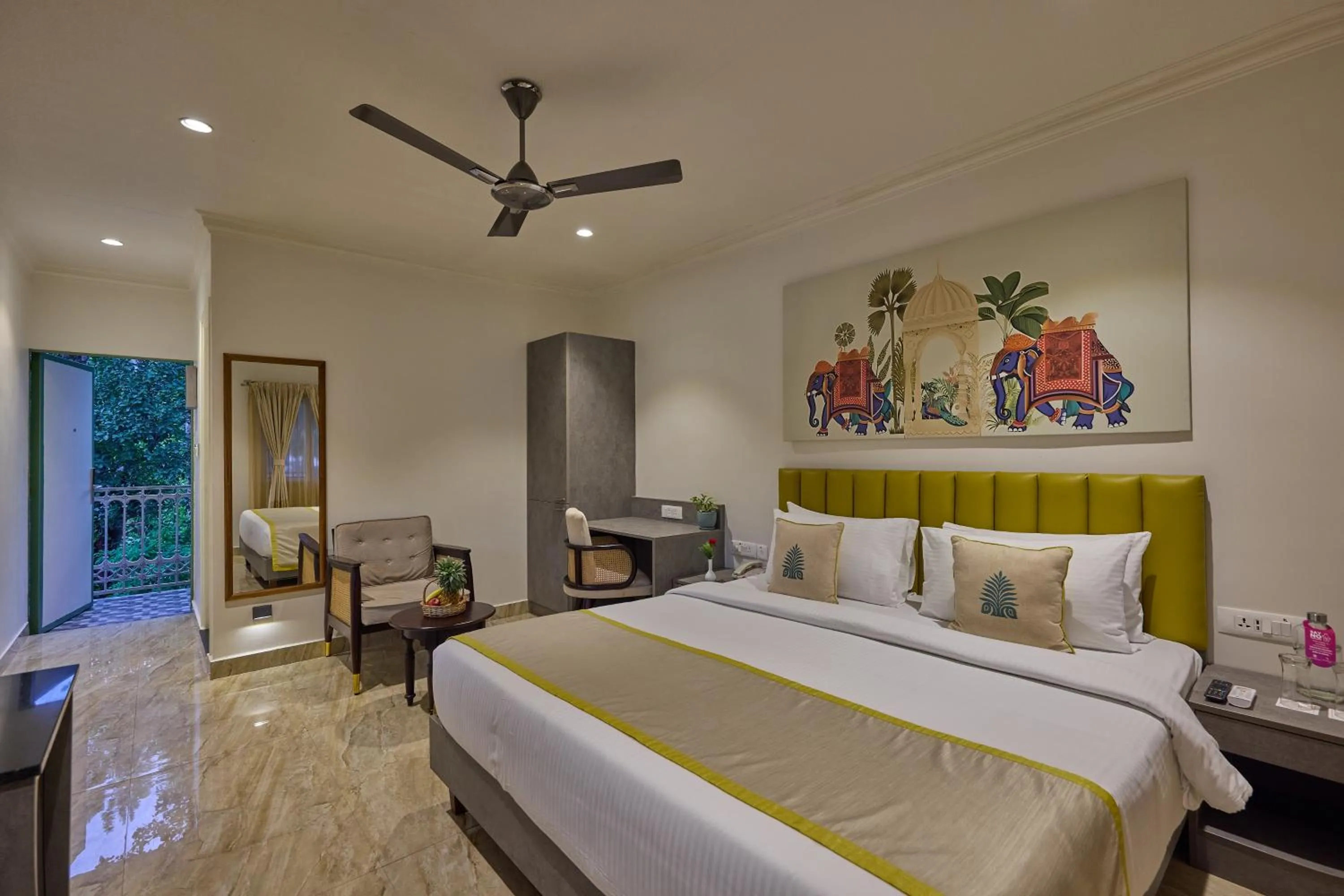 Bed in Regenta Resort Sakleshpur