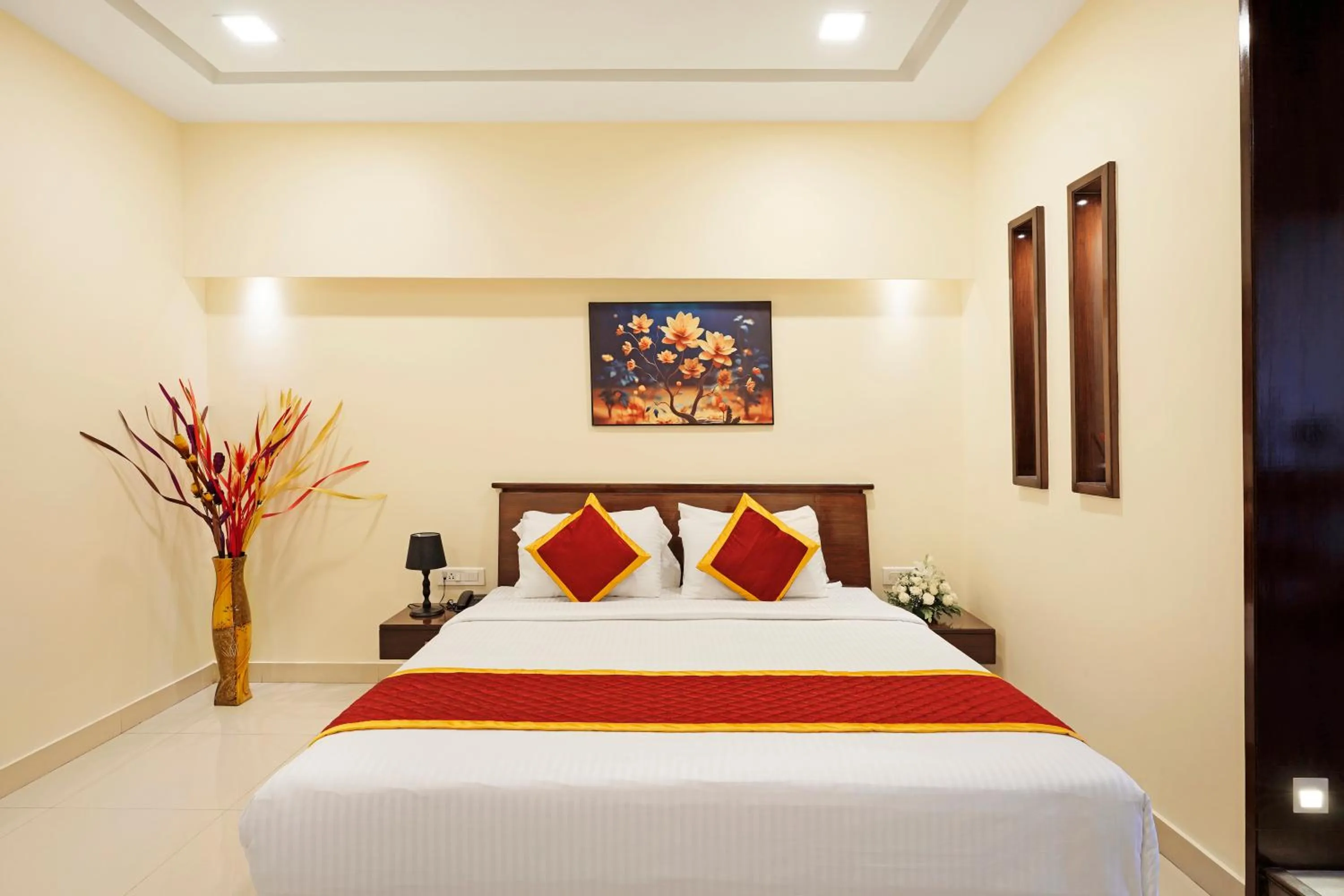 Bedroom, Bed in Clover - A Rivido Hotel Jigani