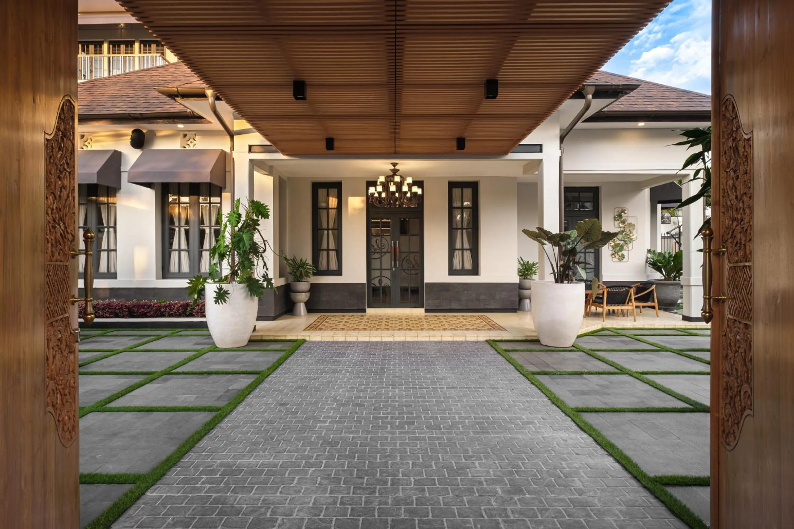 Facade/entrance in The Margaux Hotel Yogyakarta