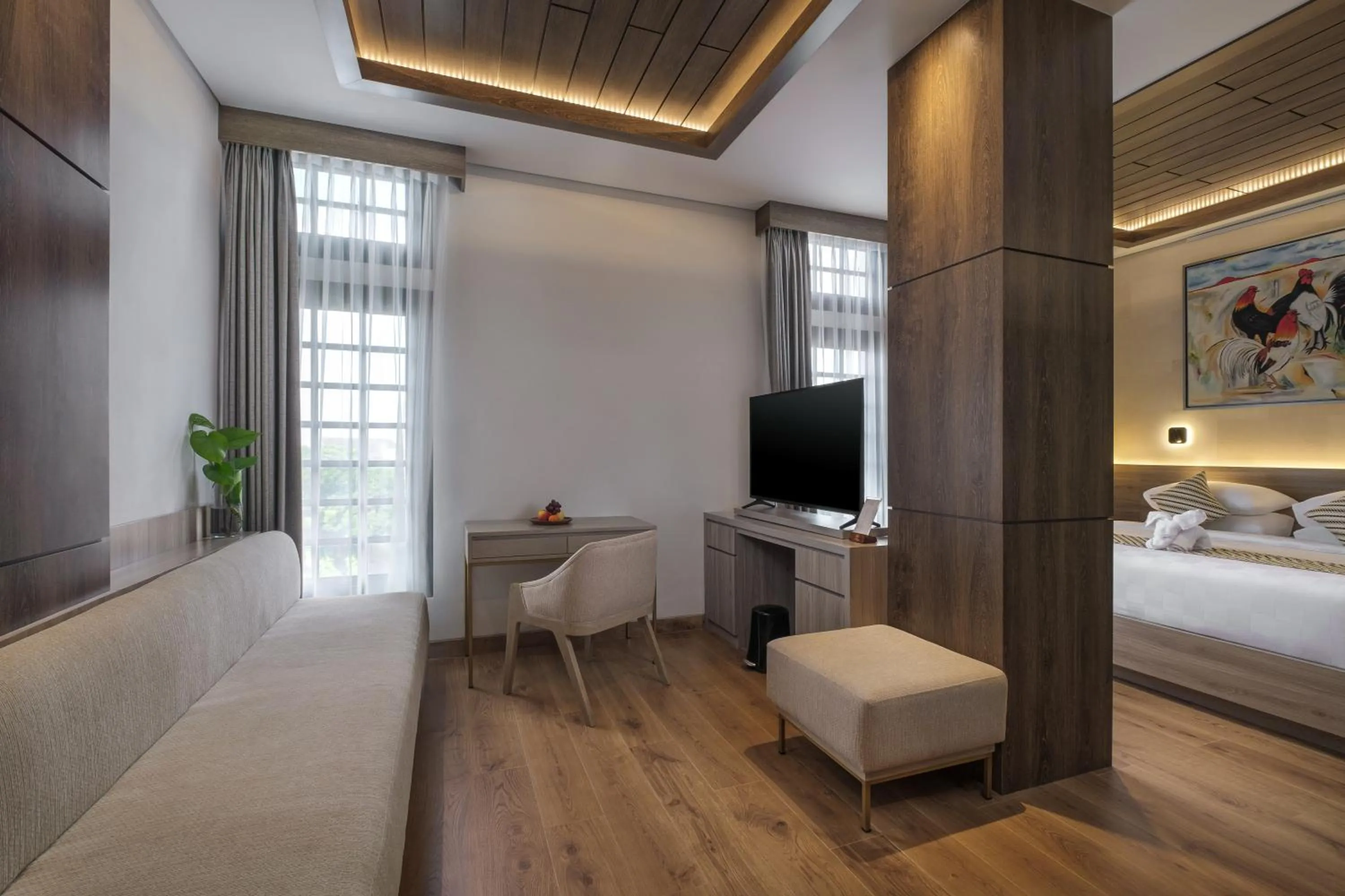 Photo of the whole room, Bed in The Margaux Hotel Yogyakarta