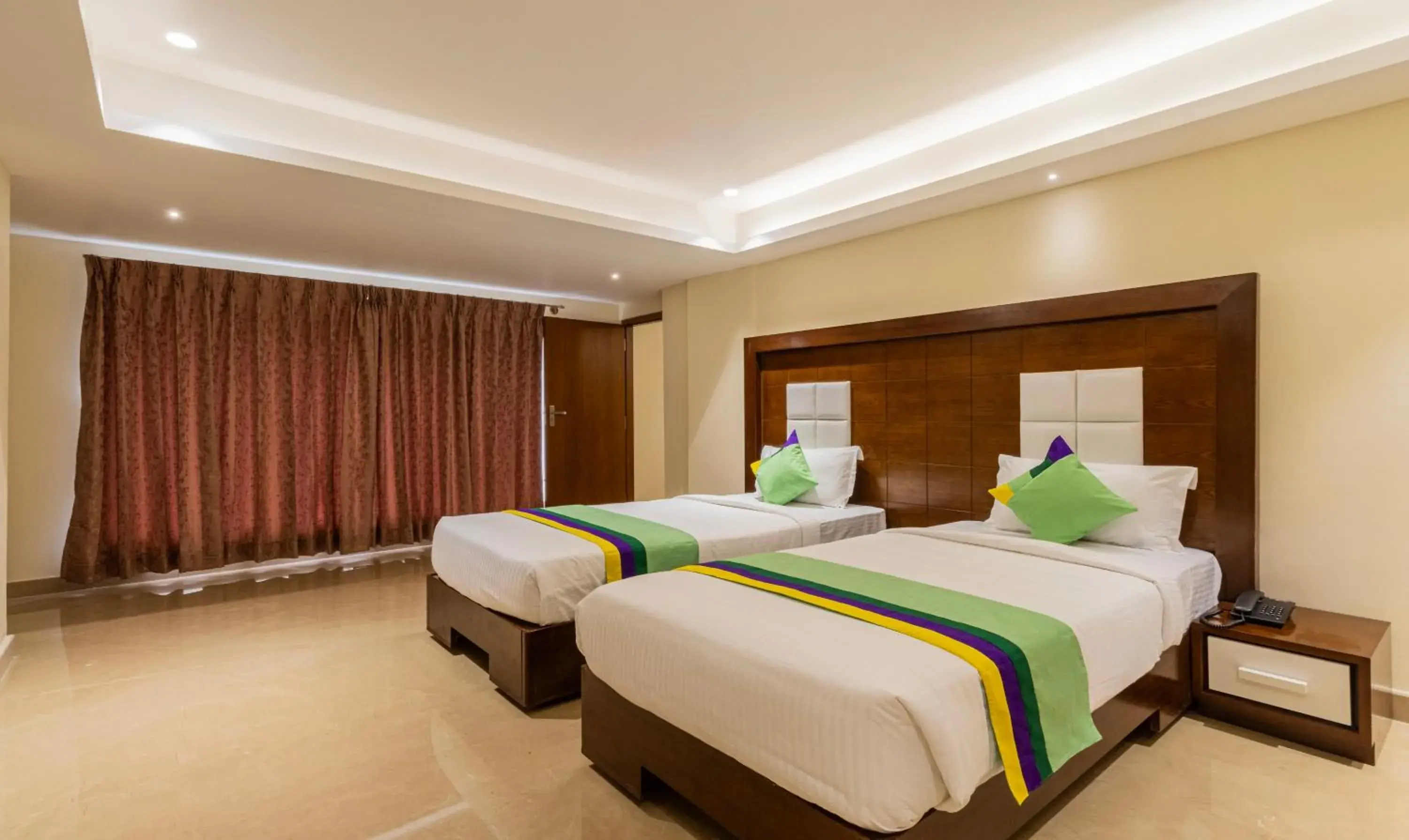 Bedroom, Bed in Treebo Suvarna Comforts Bedroom, Bed in Treebo Suvarna Comforts